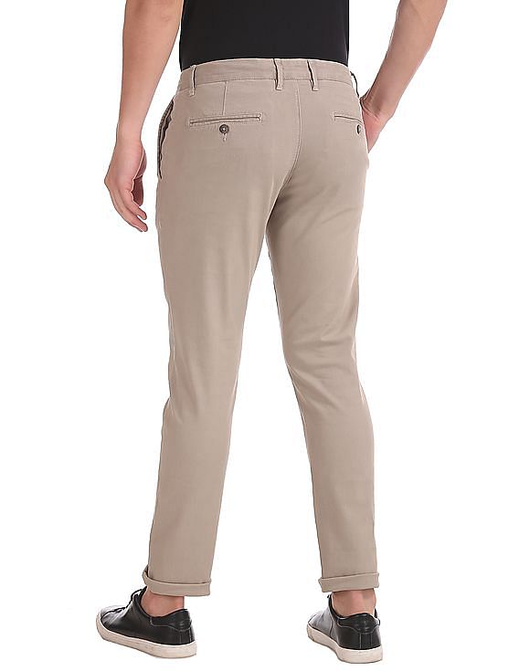 U.S. Polo Assn. Denim Co. Austin Trim Fit Patterned Trousers