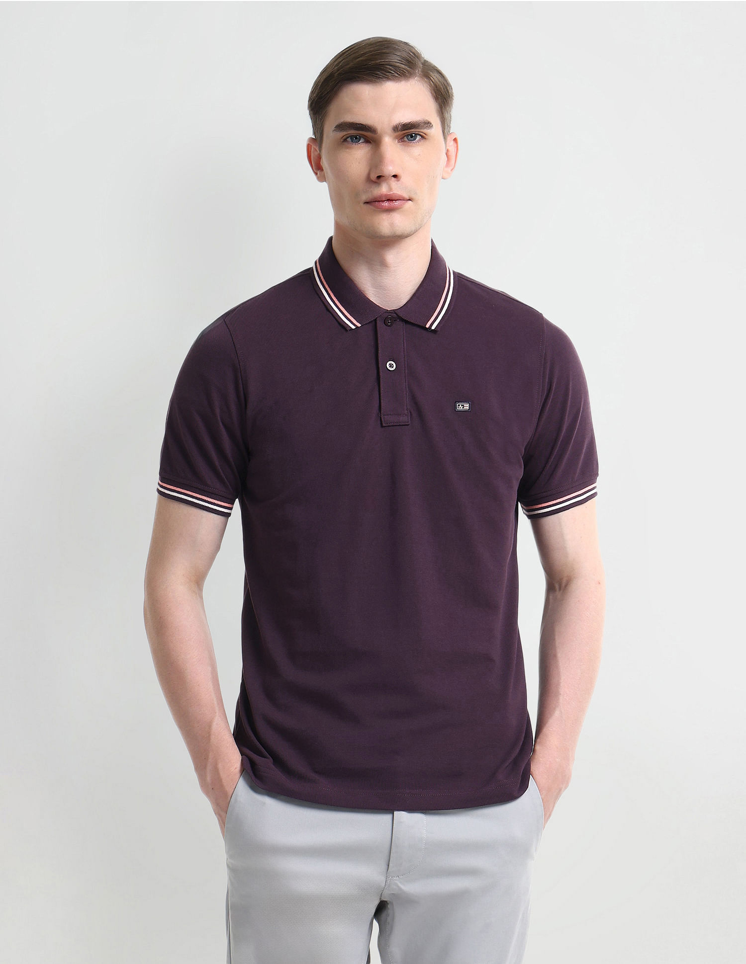 Arrow Sport Solid Regular Polo Shirt