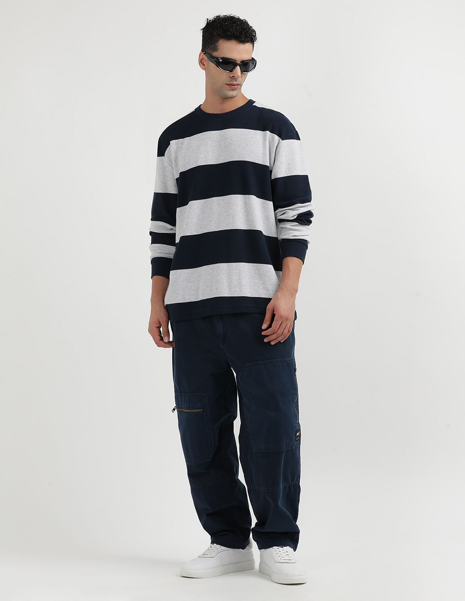 Tommy Hilfiger Waffle Stripes Long Sleeve T-Shirt