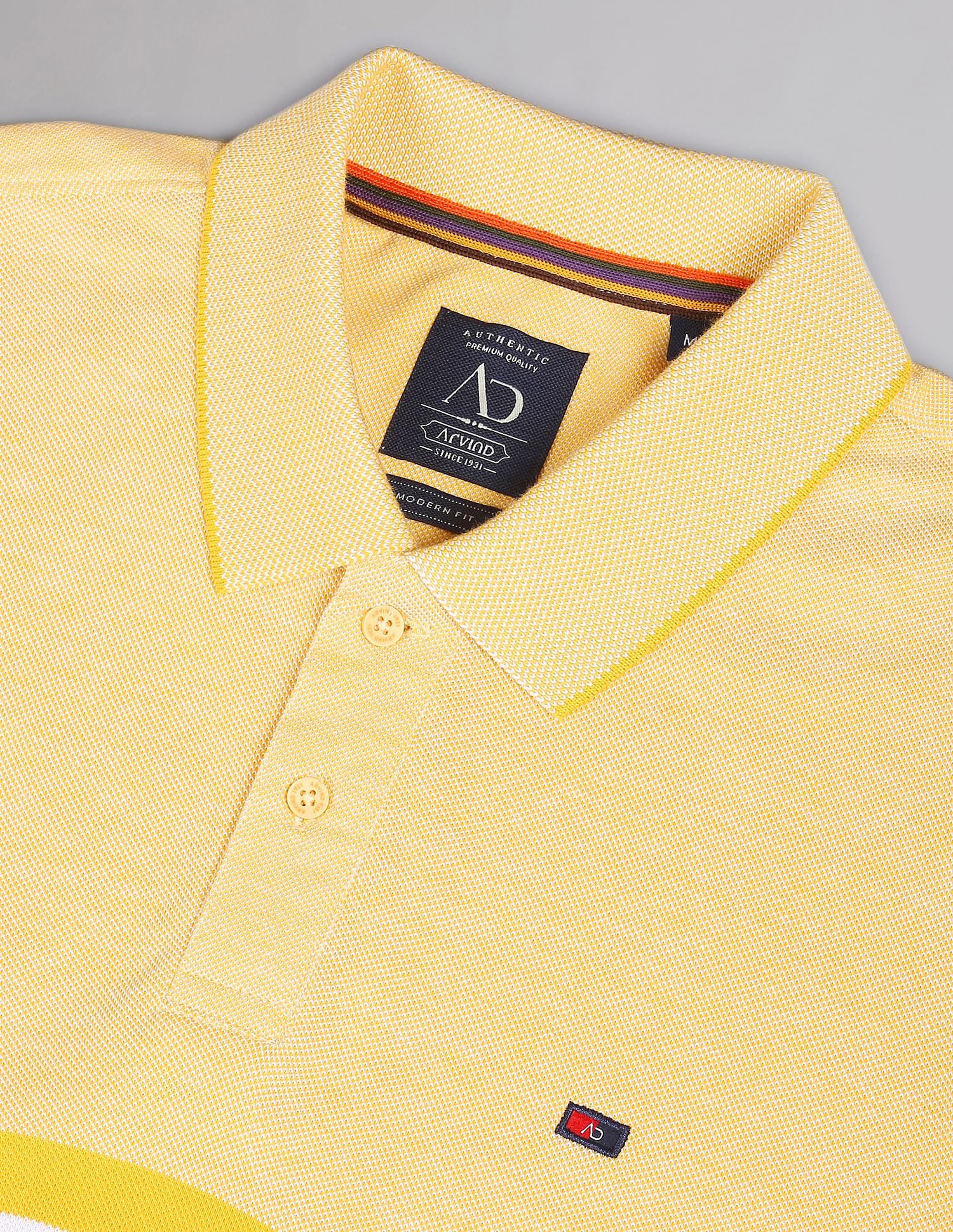 AD by Arvind Horizontal Stripe COOL-IT Real Deal Polo Shirt