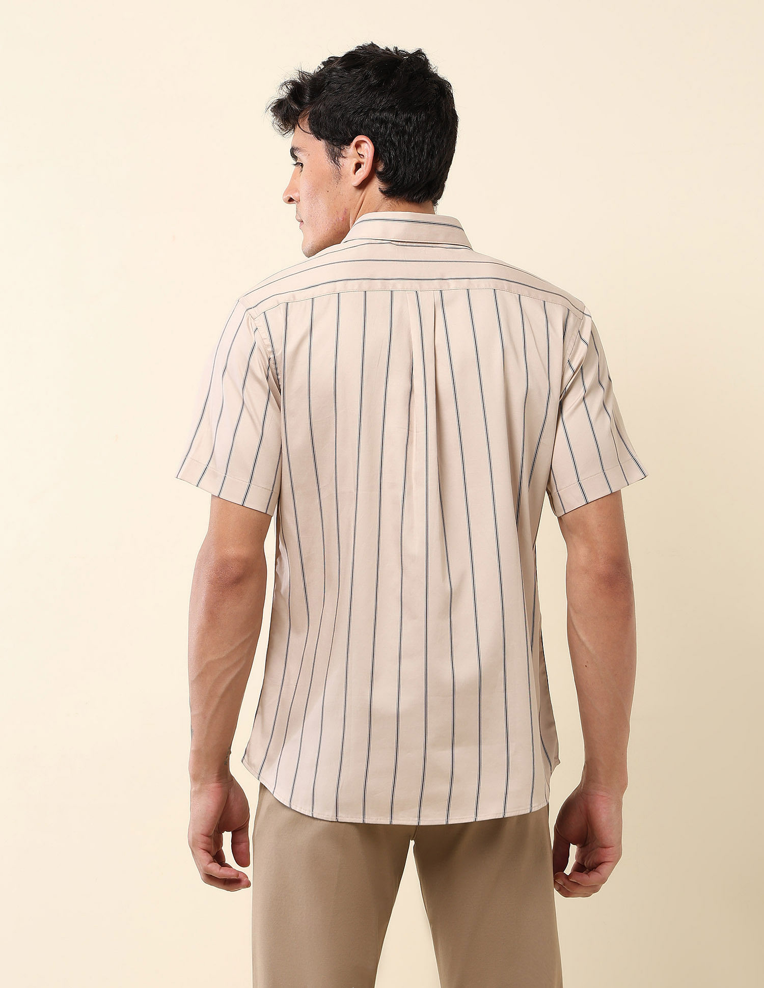 U.S. Polo Assn. Vertical Striped Tailored Fit Shirt