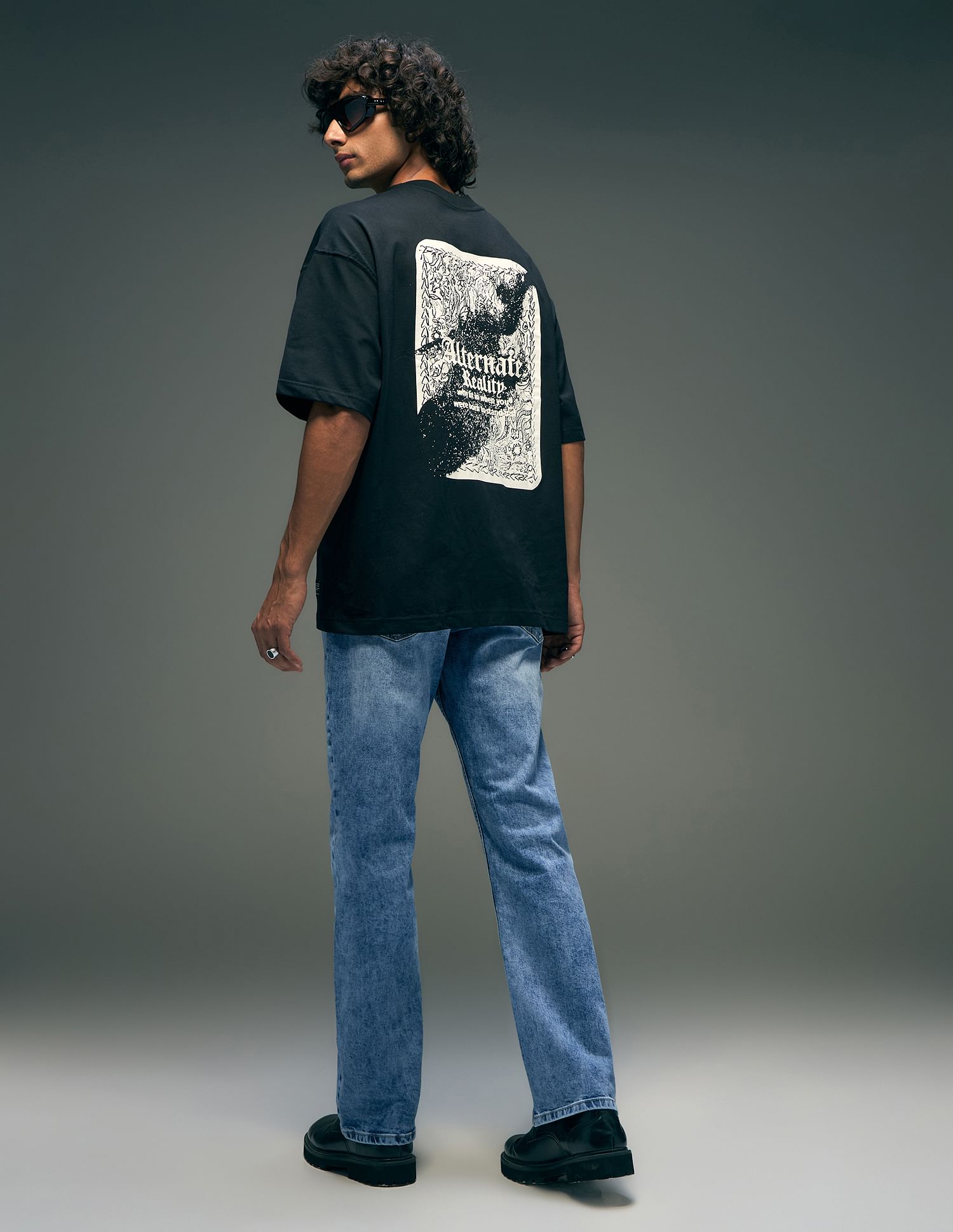 Flying Machine Bruce Bootcut Stretchable Jeans