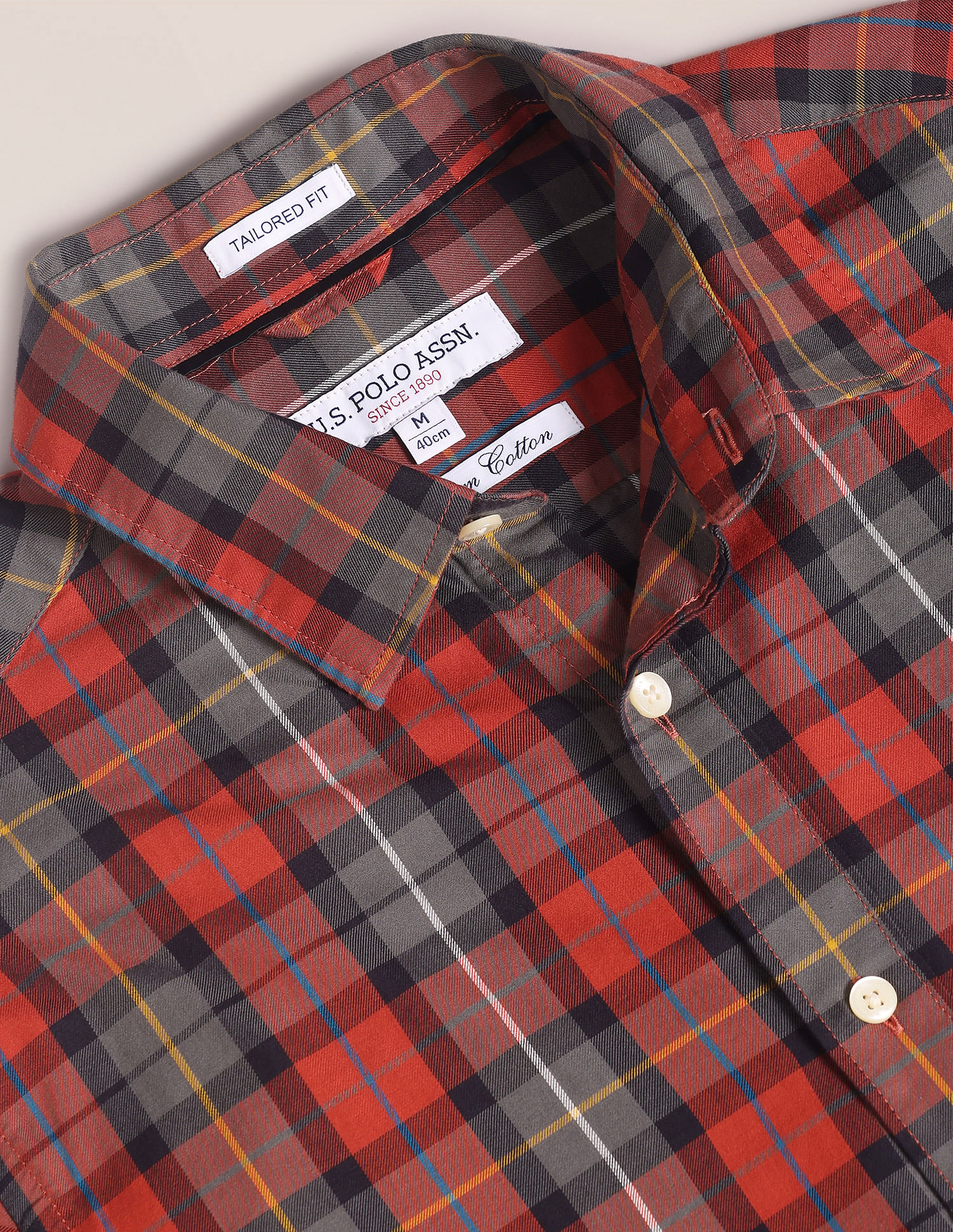 U.S. Polo Assn. Tartan Check Cotton Shirt
