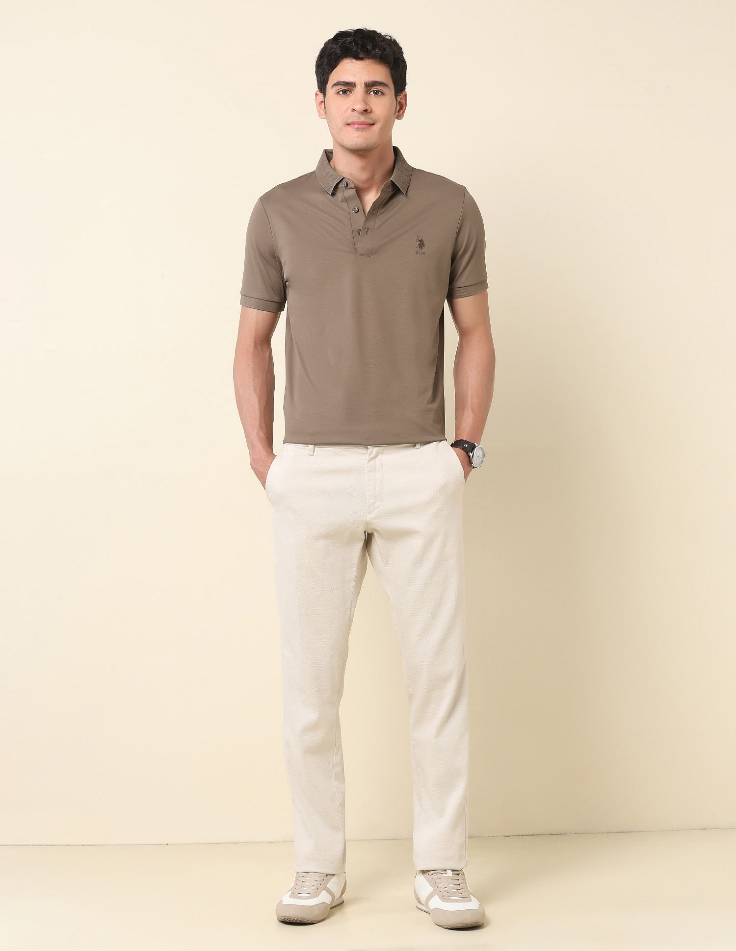 U.S. Polo Assn. Slim Fit Gentlemans Club Polo Shirt