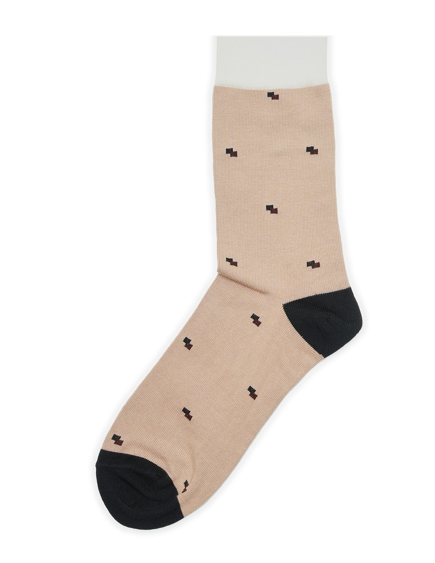 Arrow Men Printed Mid Calf Socks - Pack Of 1