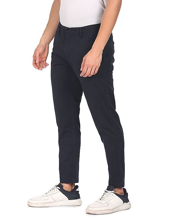 U.S. Polo Assn. Austin Tapered Fit Solid Trousers