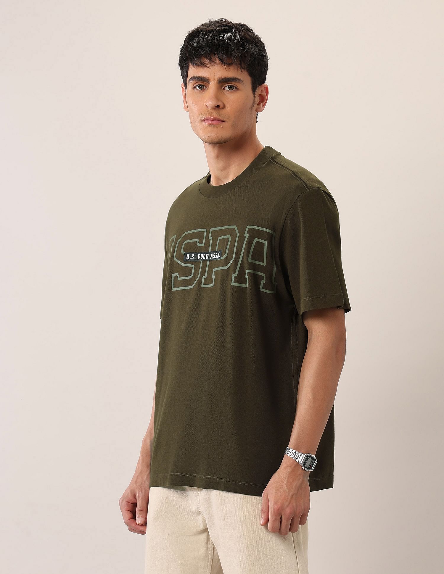 U.S. Polo Assn. Denim Co. Brand Printed Relaxed Fit T-Shirt