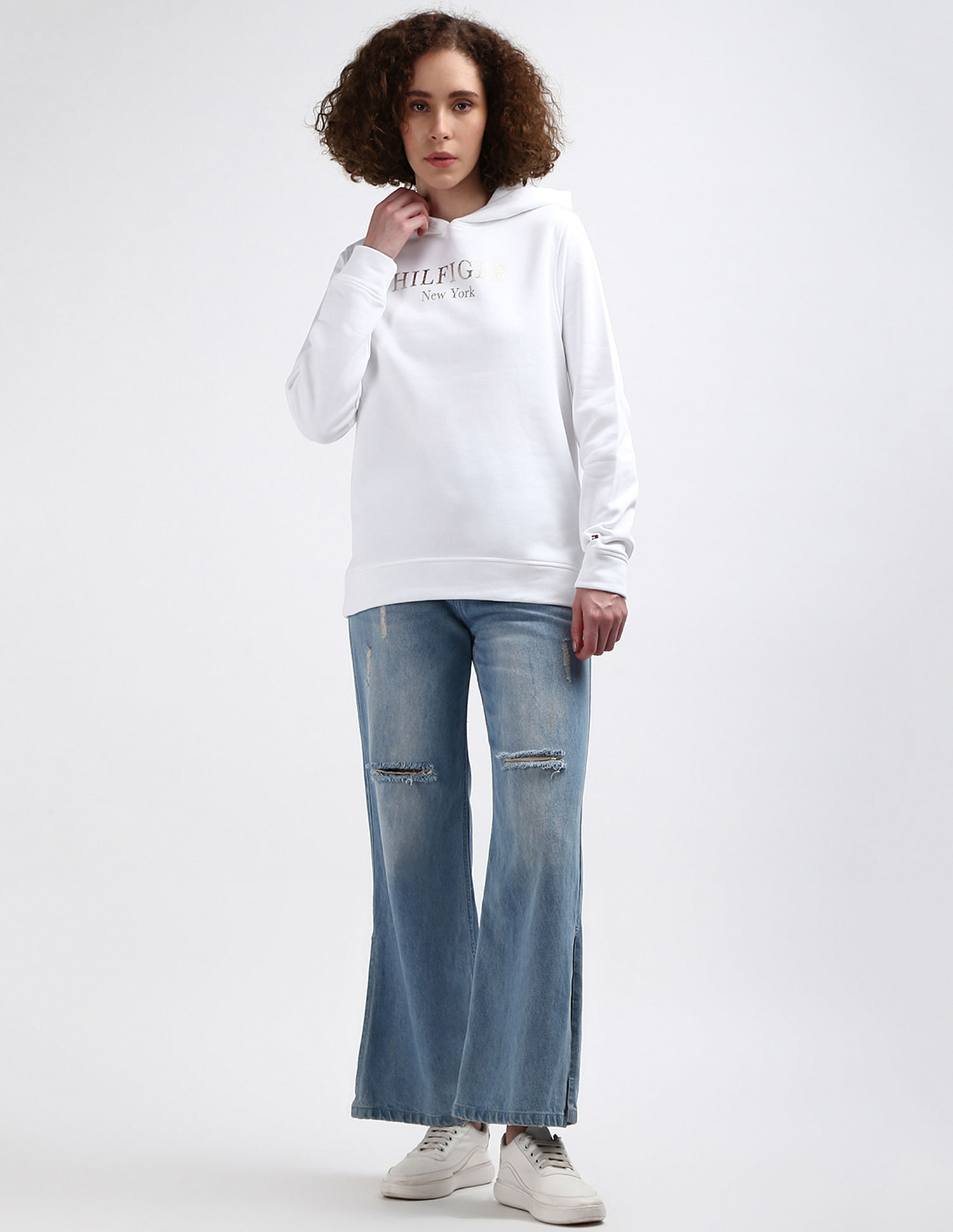 Tommy Hilfiger Transitional Cotton Foil Sweatshirt