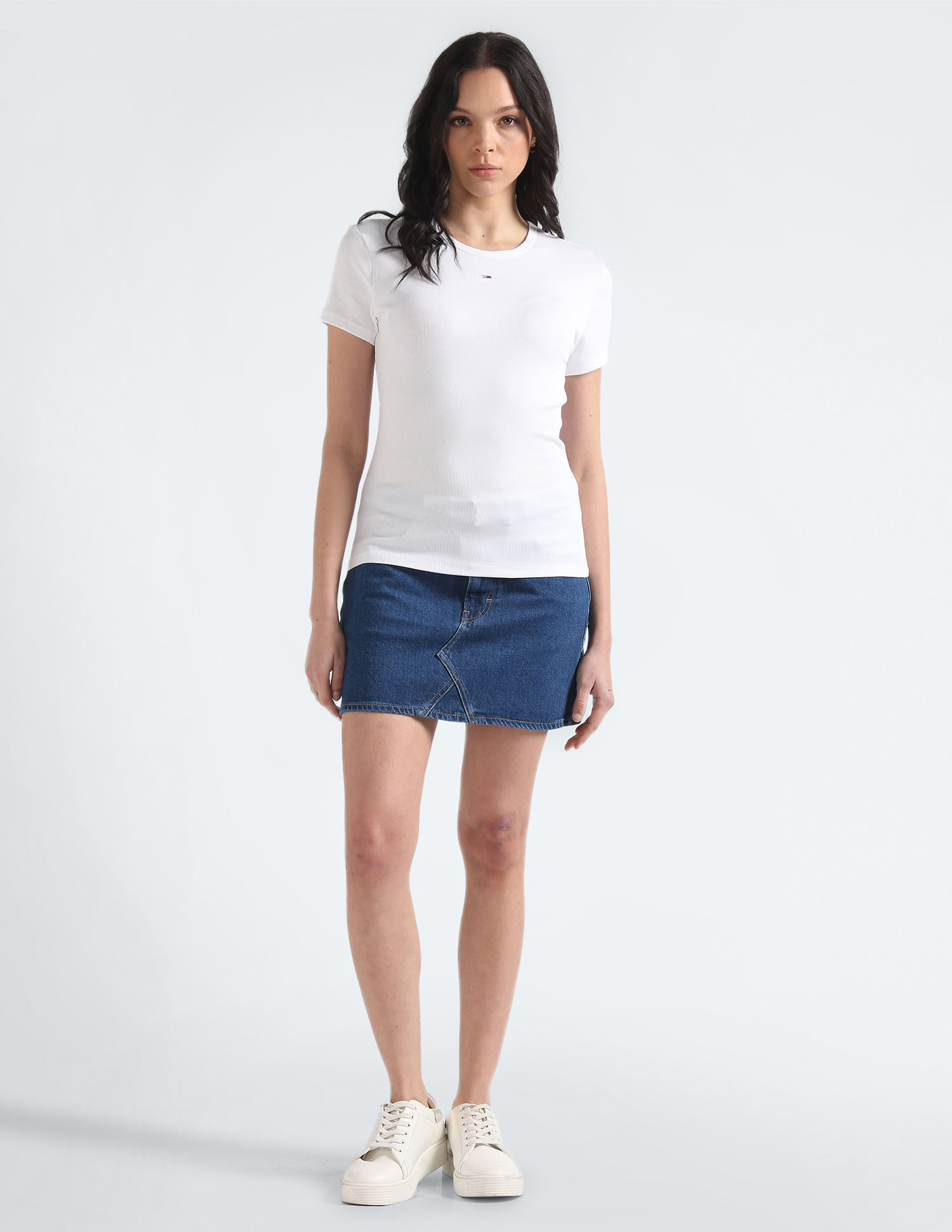 Tommy Hilfiger Slim Fit Essential Ribbed T-Shirt