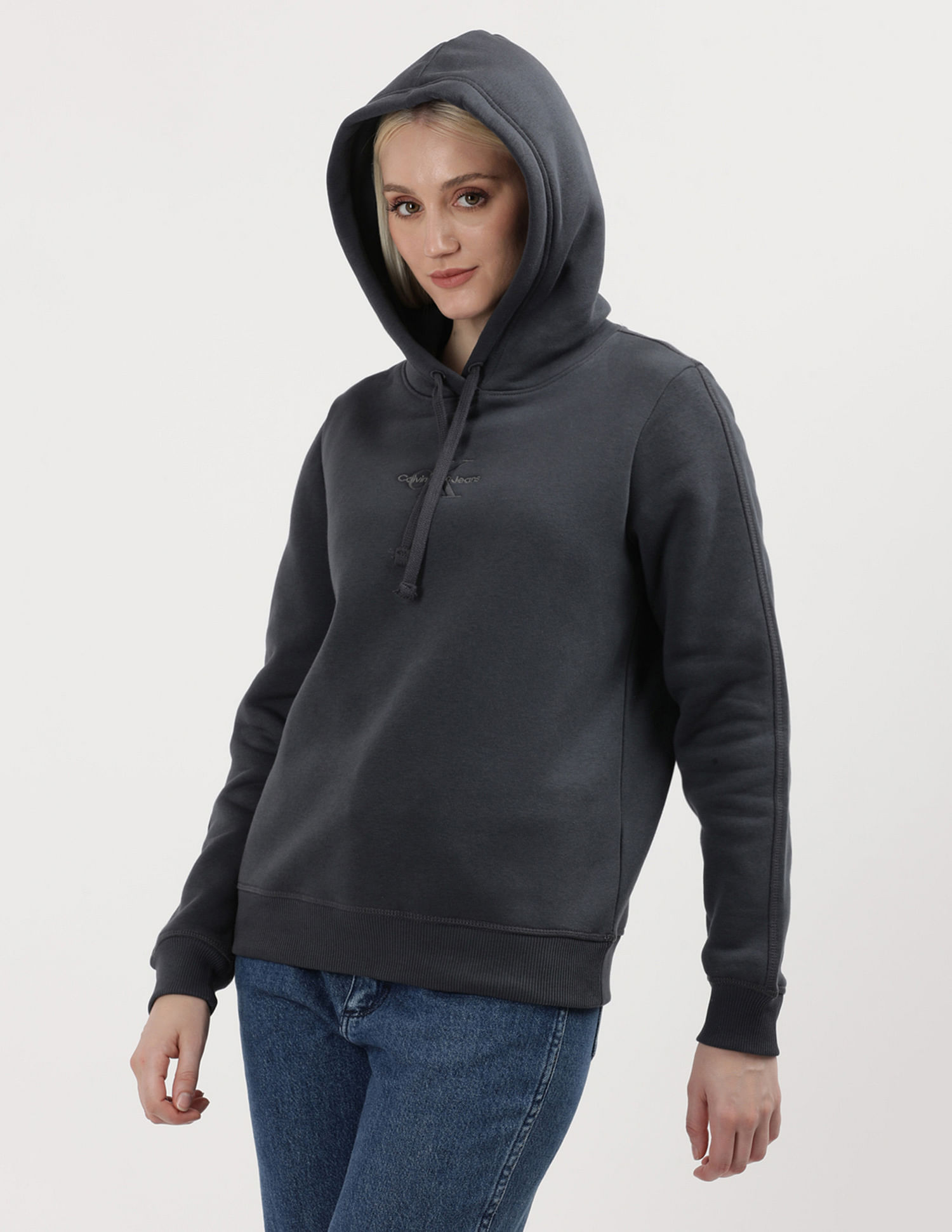 Calvin Klein Monologo Regular Hood Sweatshirt