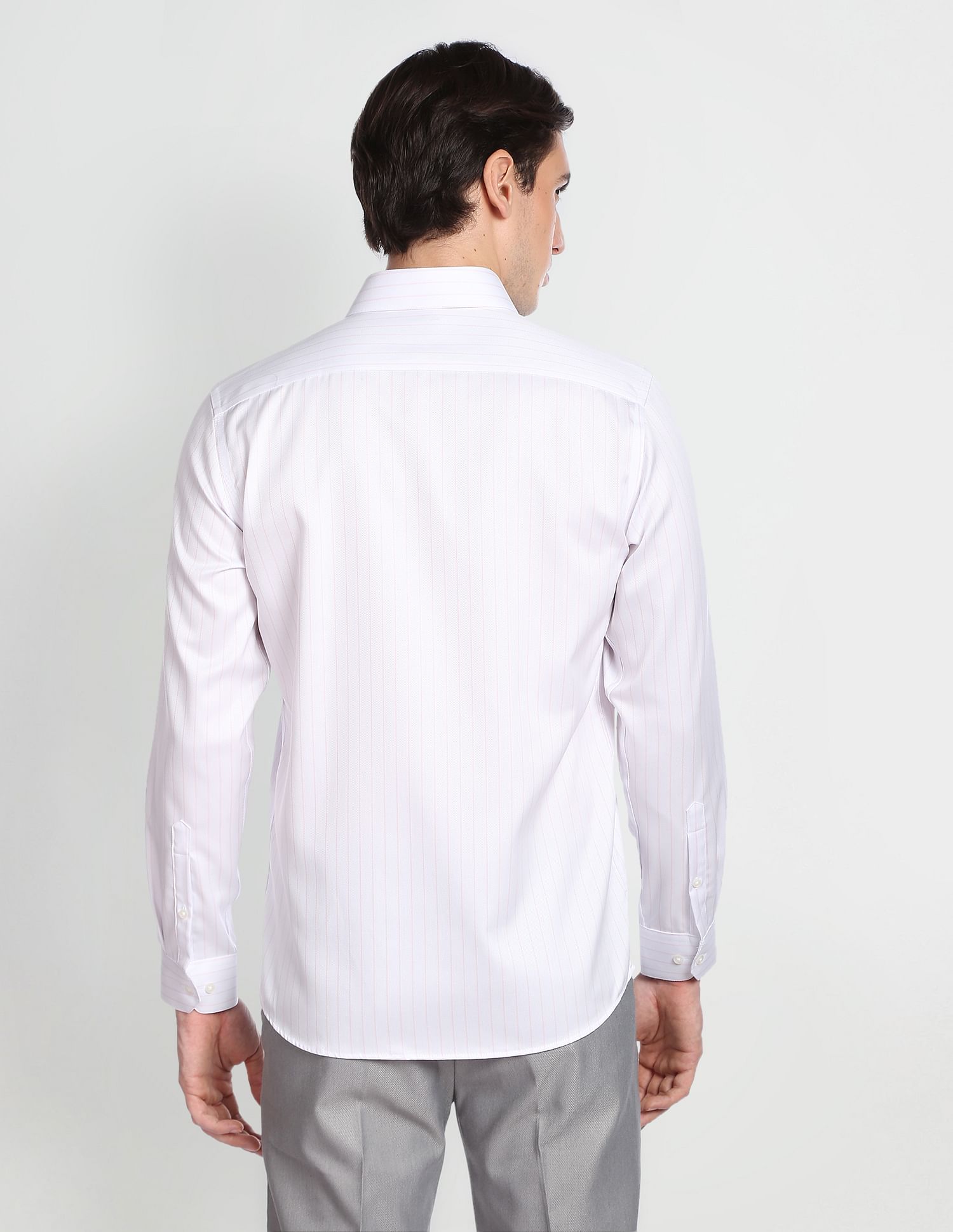 Arrow Vertical Stripe Cotton Formal Shirt
