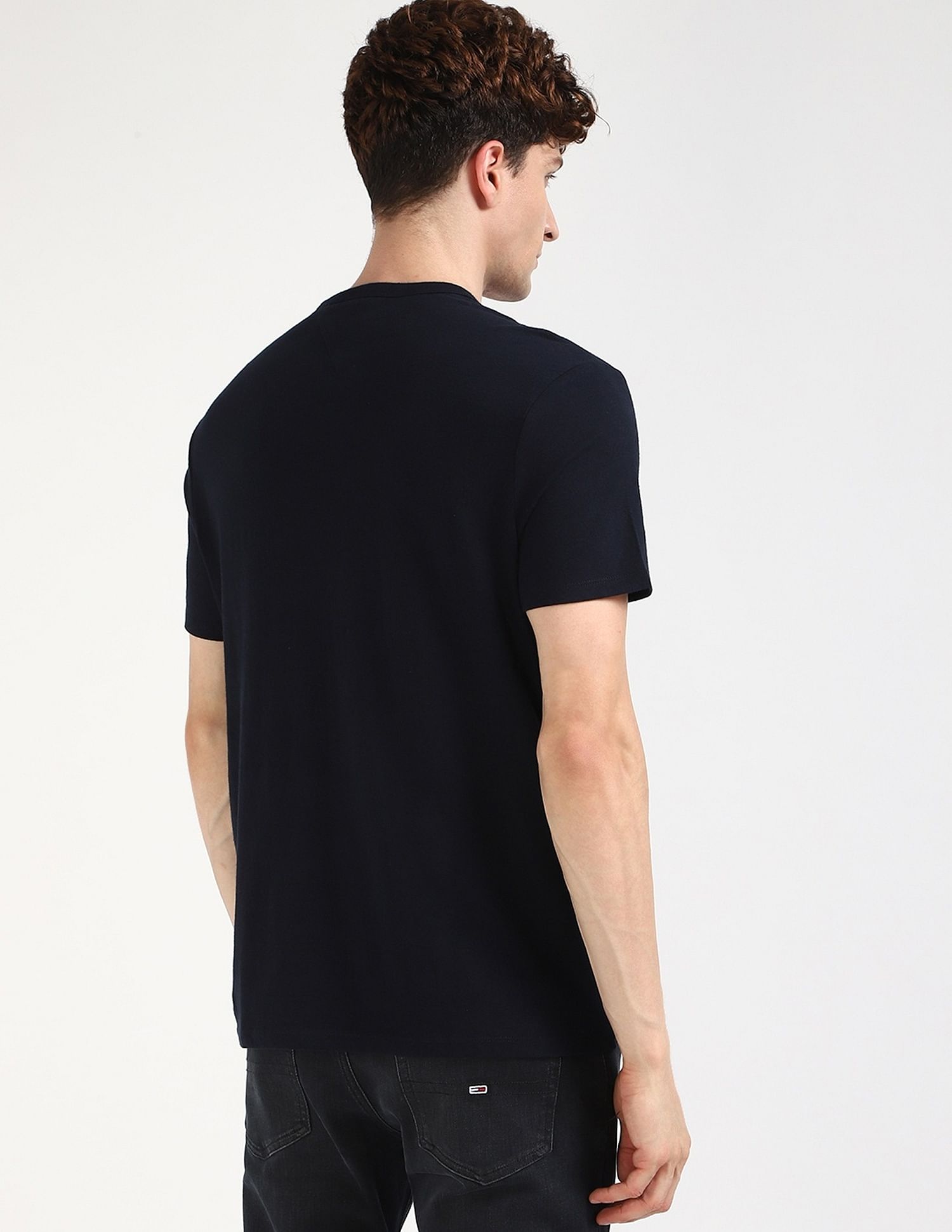 Tommy Hilfiger Solid Regular-Fit Cotton T-Shirt