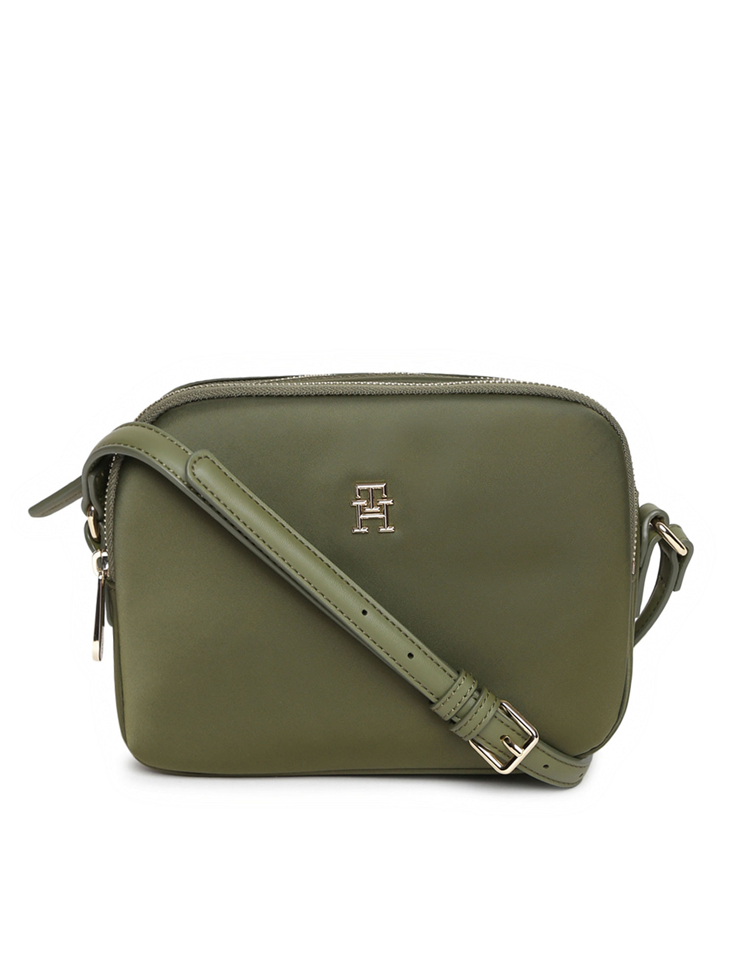 Tommy hilfiger green on sale bag