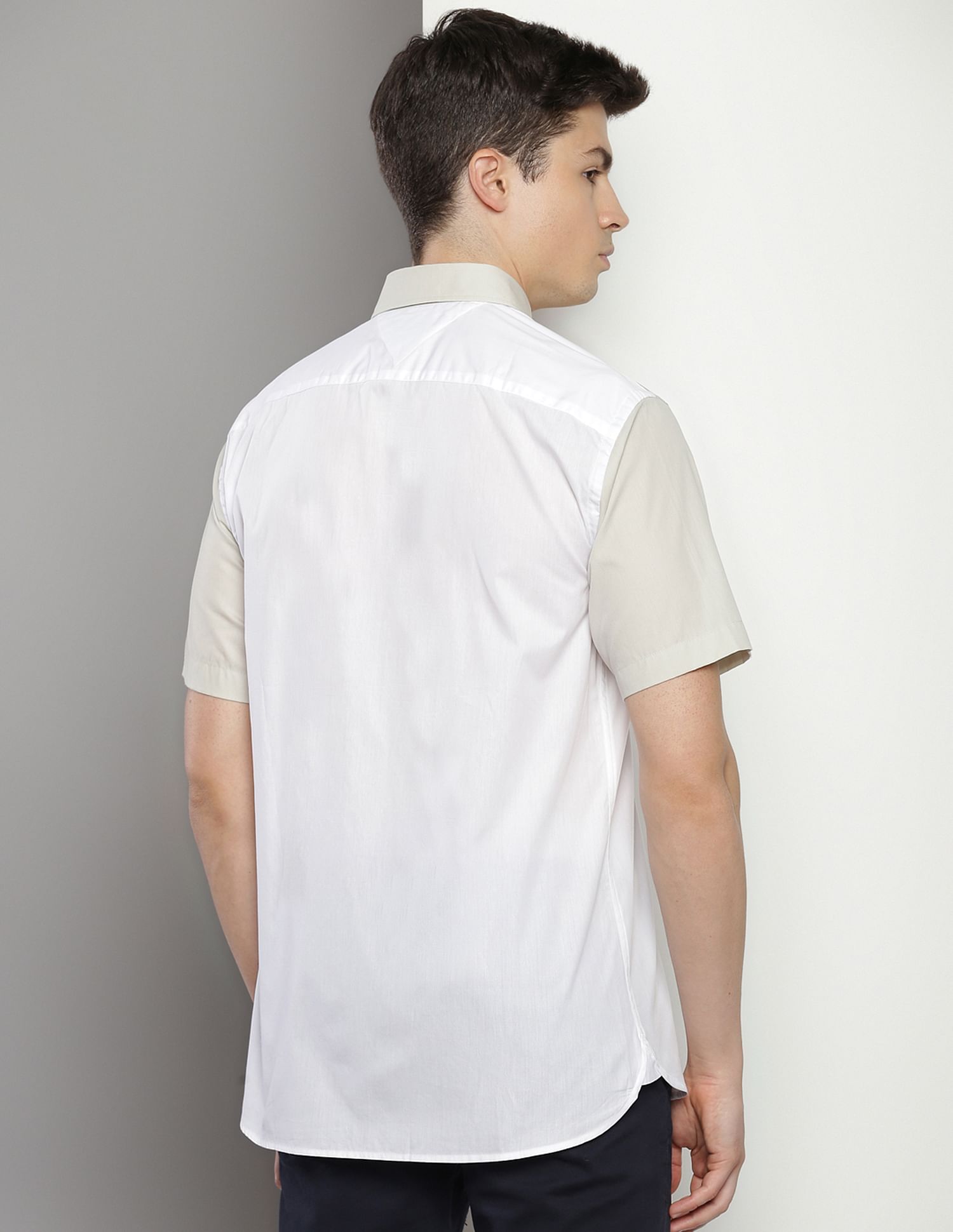 Tommy Hilfiger Colour Block Cotton Shirt