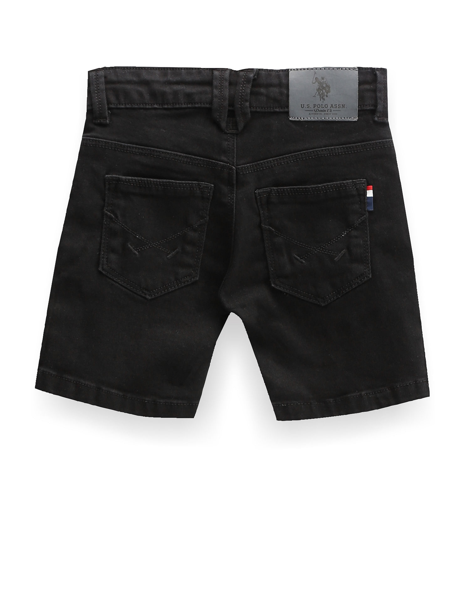 U.S. Polo Assn. Kids Boys Mid Rise Twill Shorts