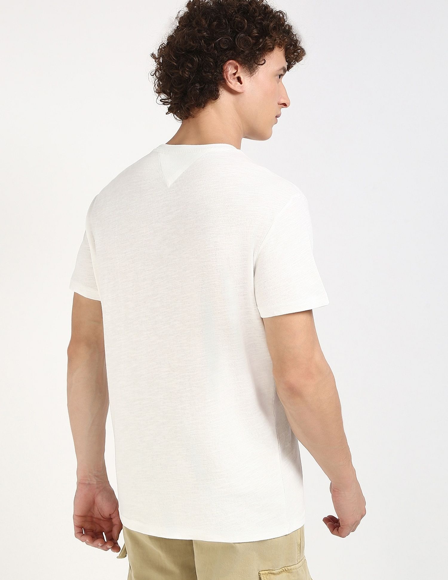 Tommy Hilfiger Solid Regular-Fit Cotton T-Shirt