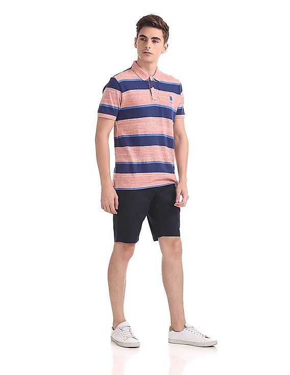 U.S. Polo Assn. Regular Fit Heathered Polo Shirt