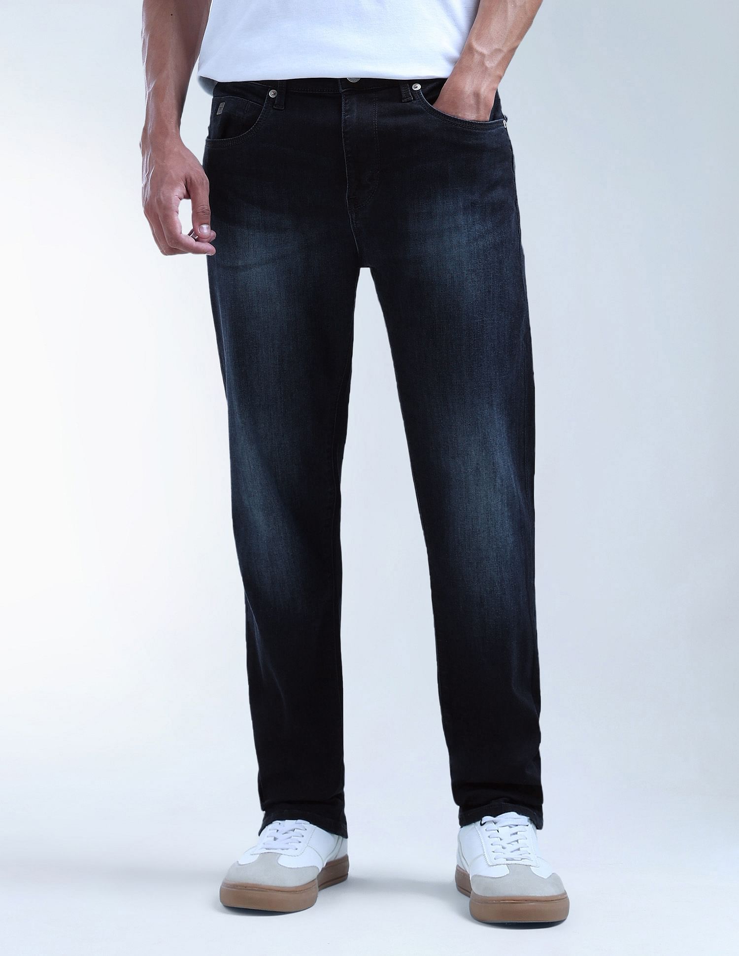 Flying Machine Slash Slim Tapered Fit F-Lite Jeans