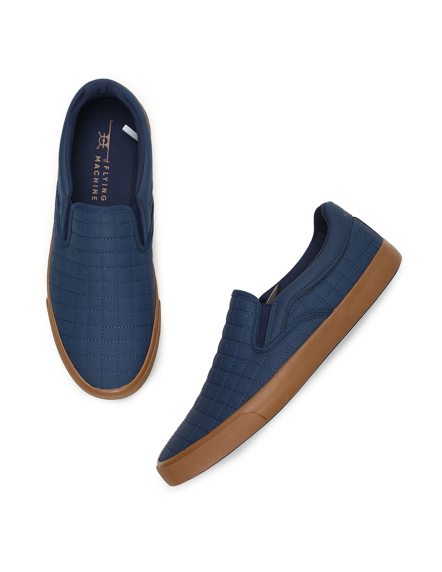 Flying Machine Men Solid Datroit 2.0 Slip On Shoes