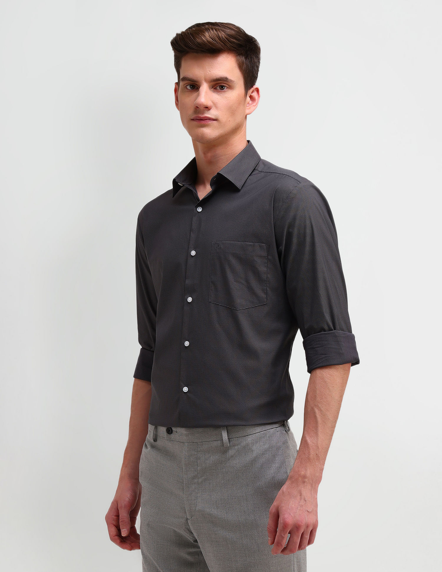 Arrow Dobby All-Over Pattern Shirt