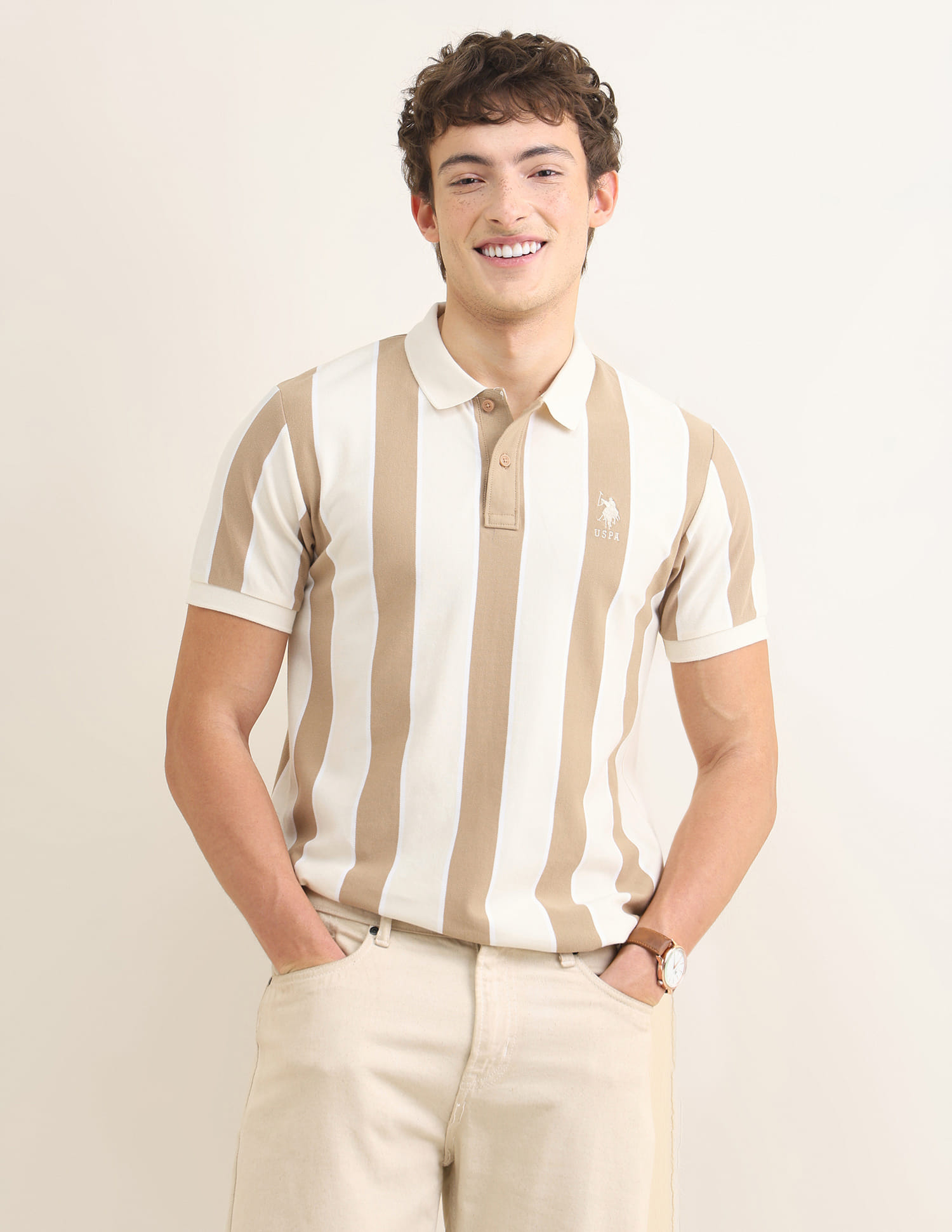 Buy Polo Sotogrande Vertical Striped Polo Shirt