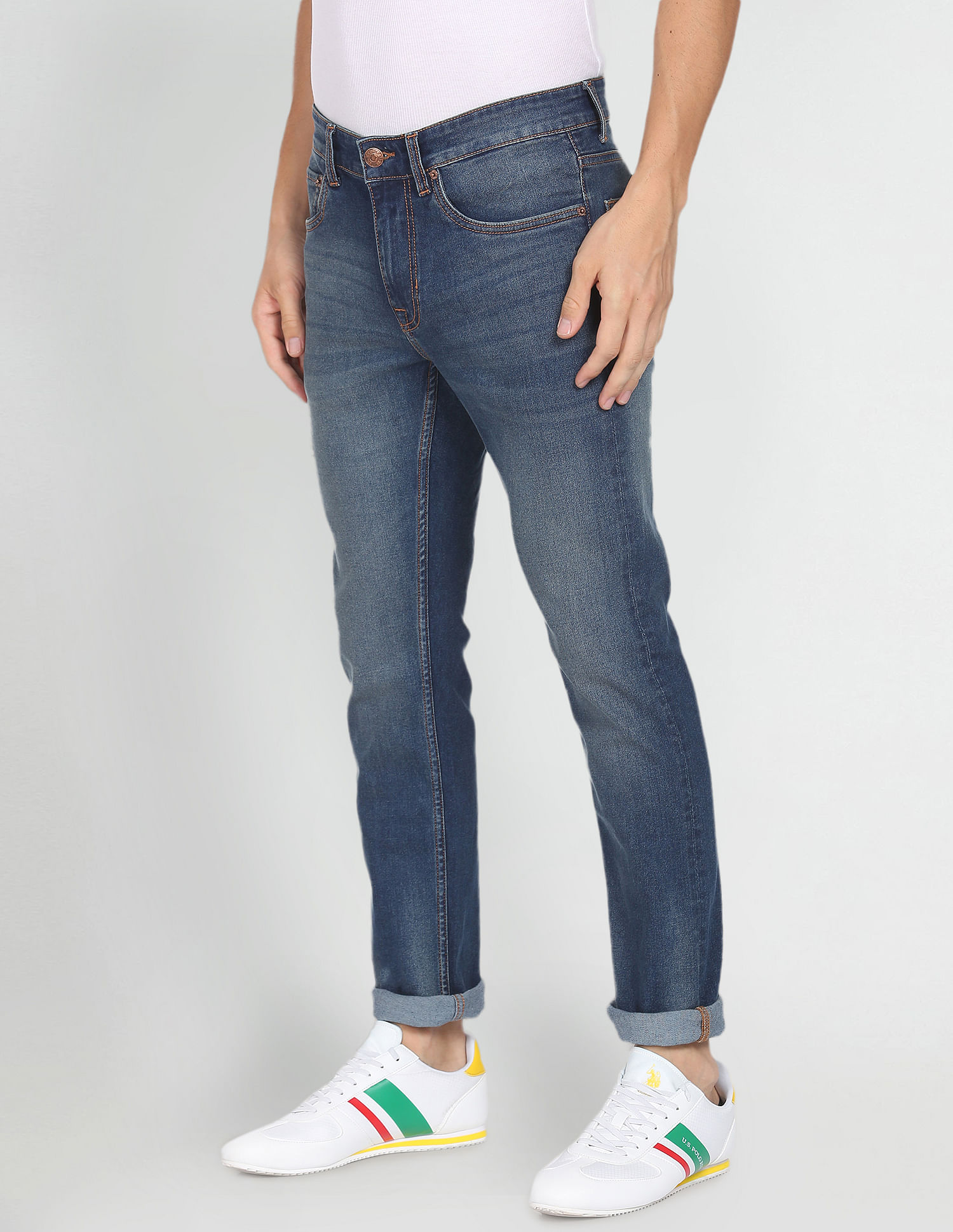 U.S. Polo Assn. Denim Co. Regallo Skinny Fit Blue Jeans