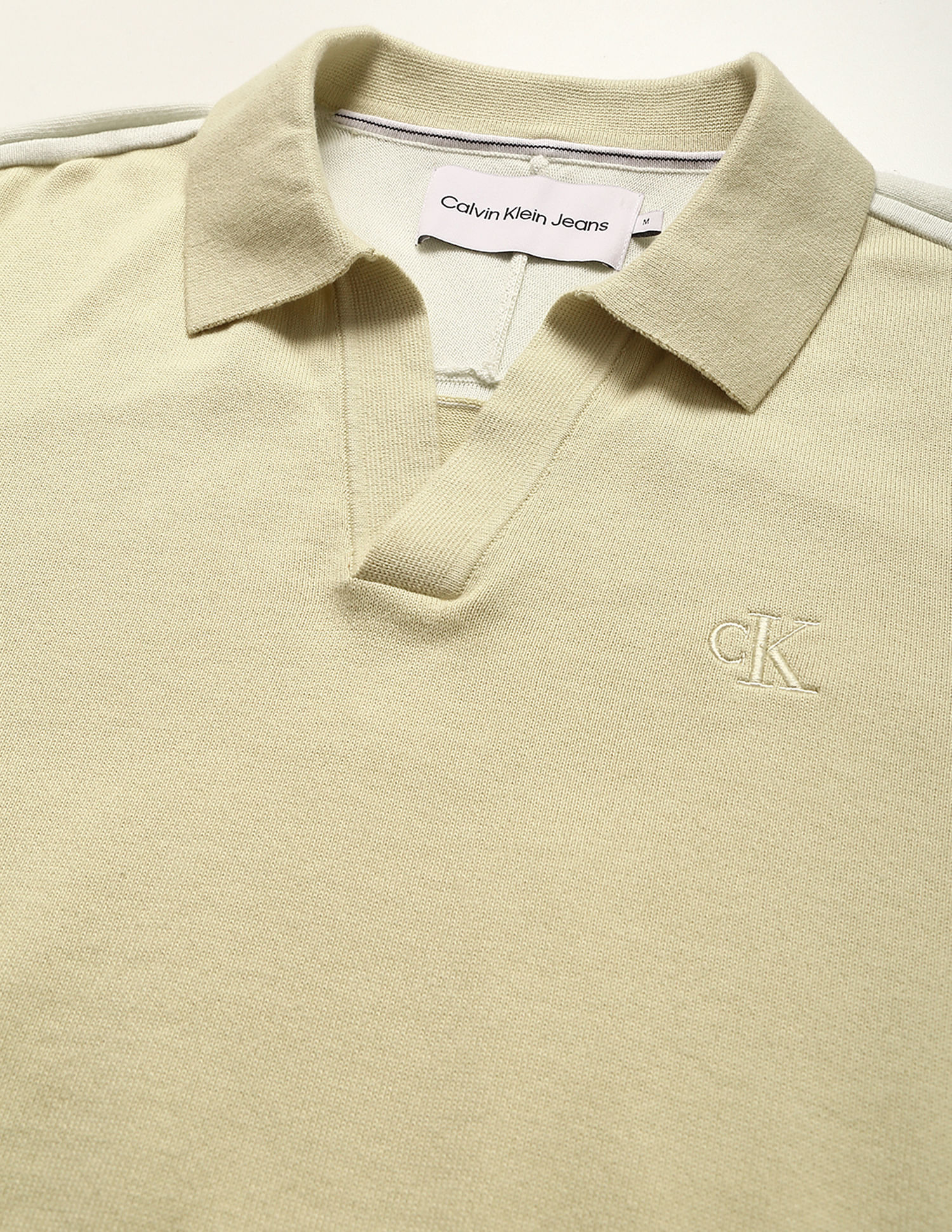 Calvin Klein Relaxed Fit Tonal Blocking Polo Shirt