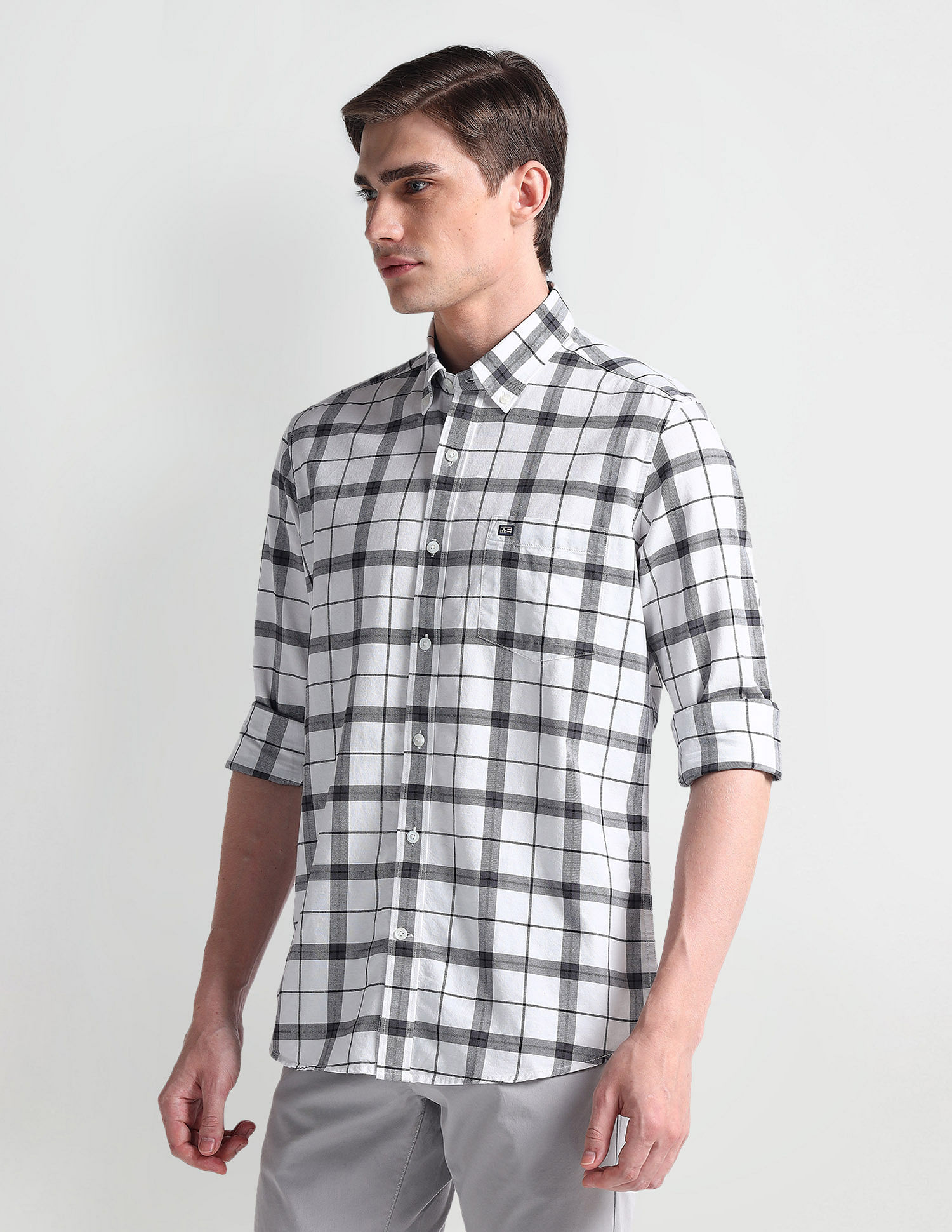 Arrow Sport Tartan Check Cotton Shirt