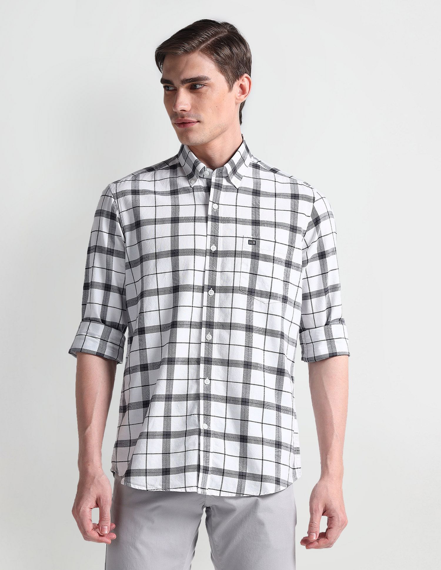 Arrow Sport Tartan Check Cotton Shirt