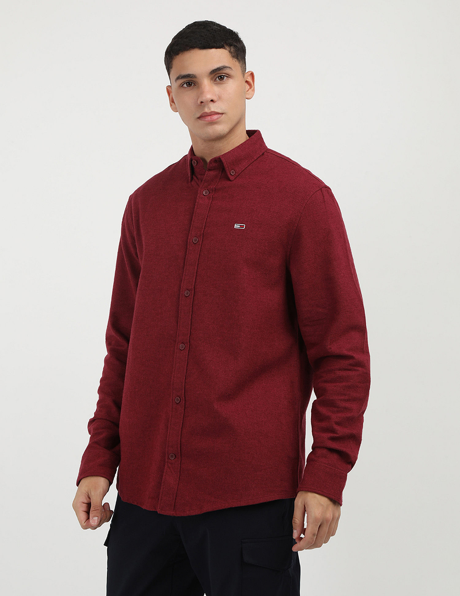 Tommy Hilfiger Regular Grindle Flannel Cotton Shirt