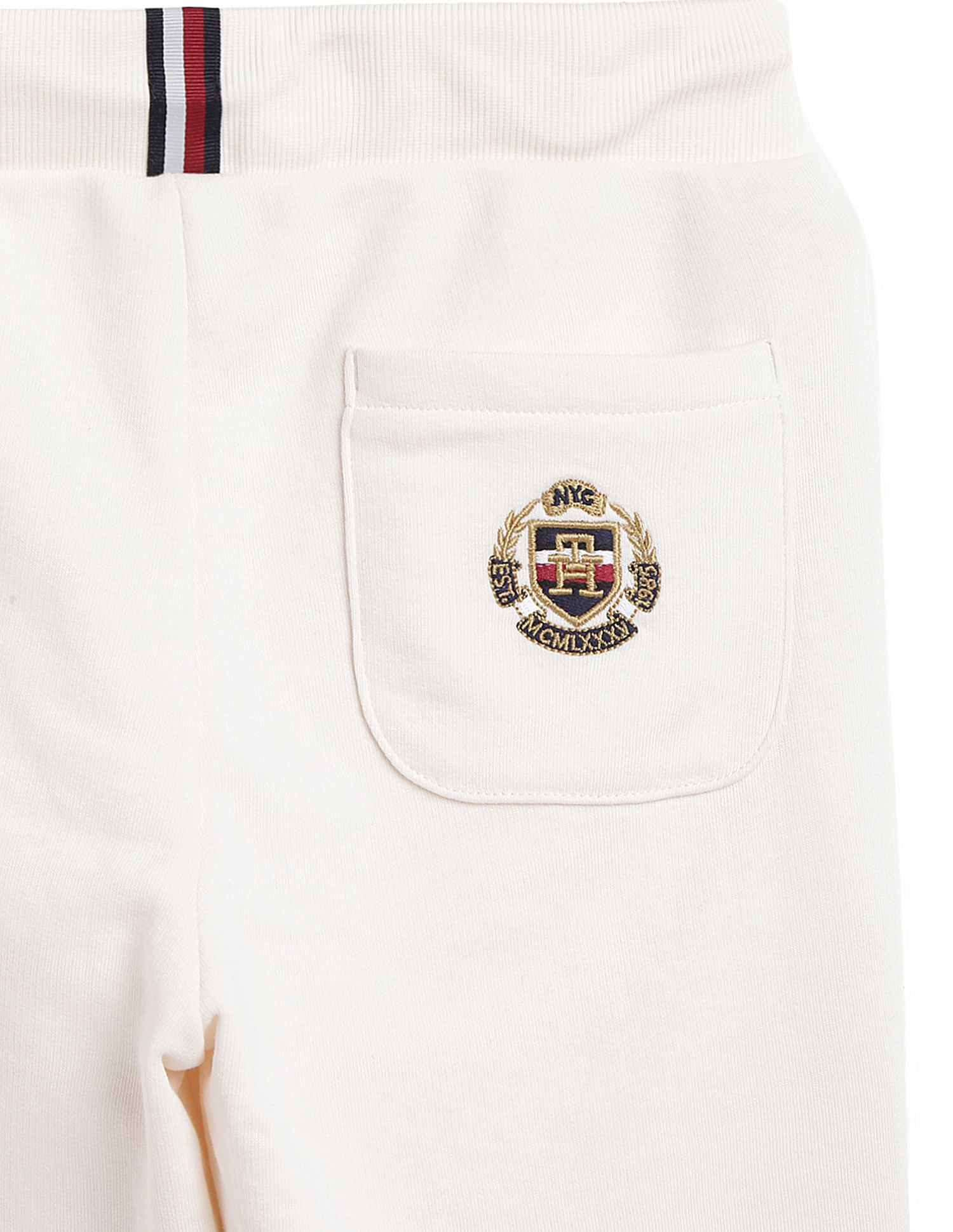 Tommy Hilfiger Kids Boys Embroidered Crest Sweatpants