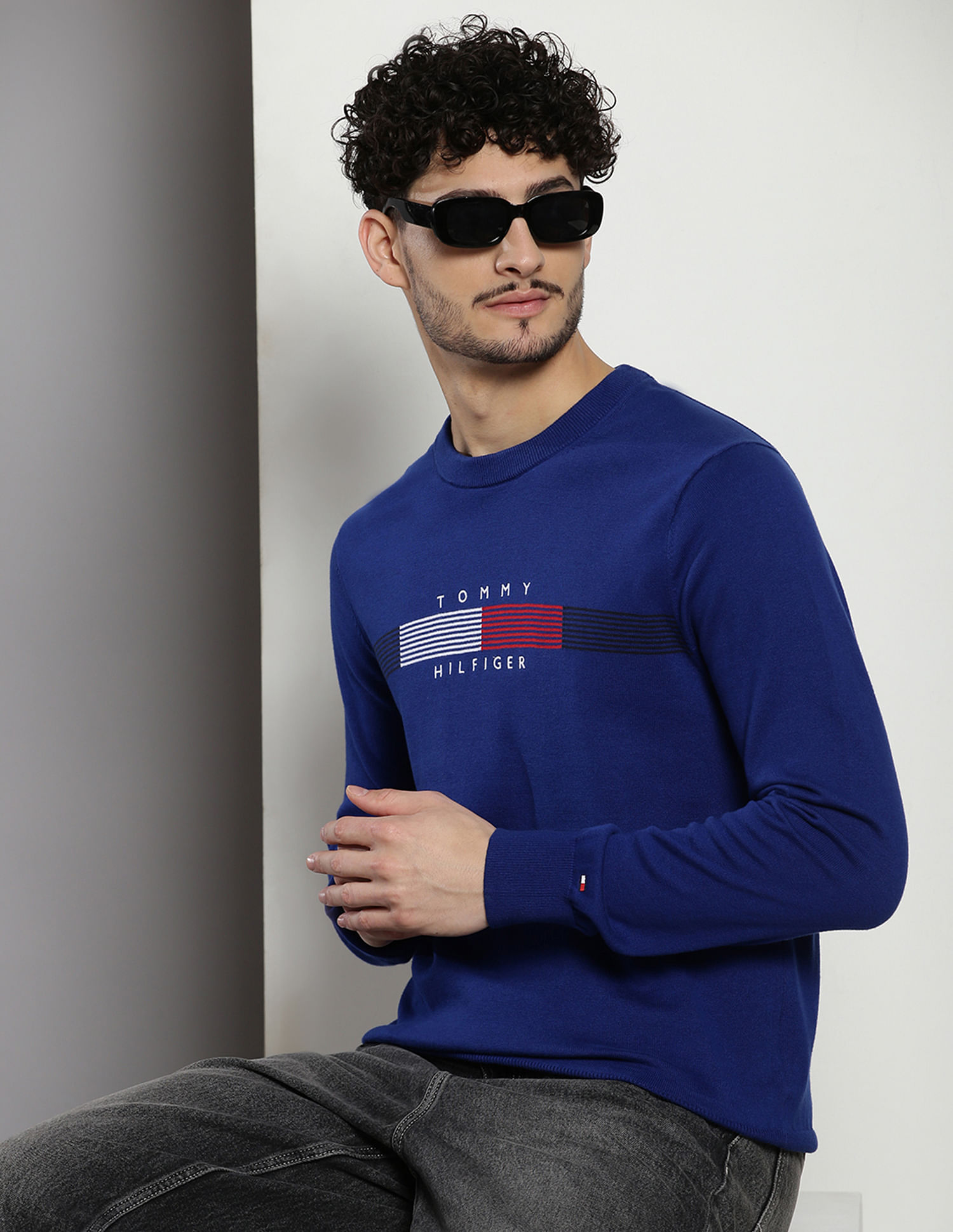 Tommy Hilfiger Crew Neck Doug Logo Sweater