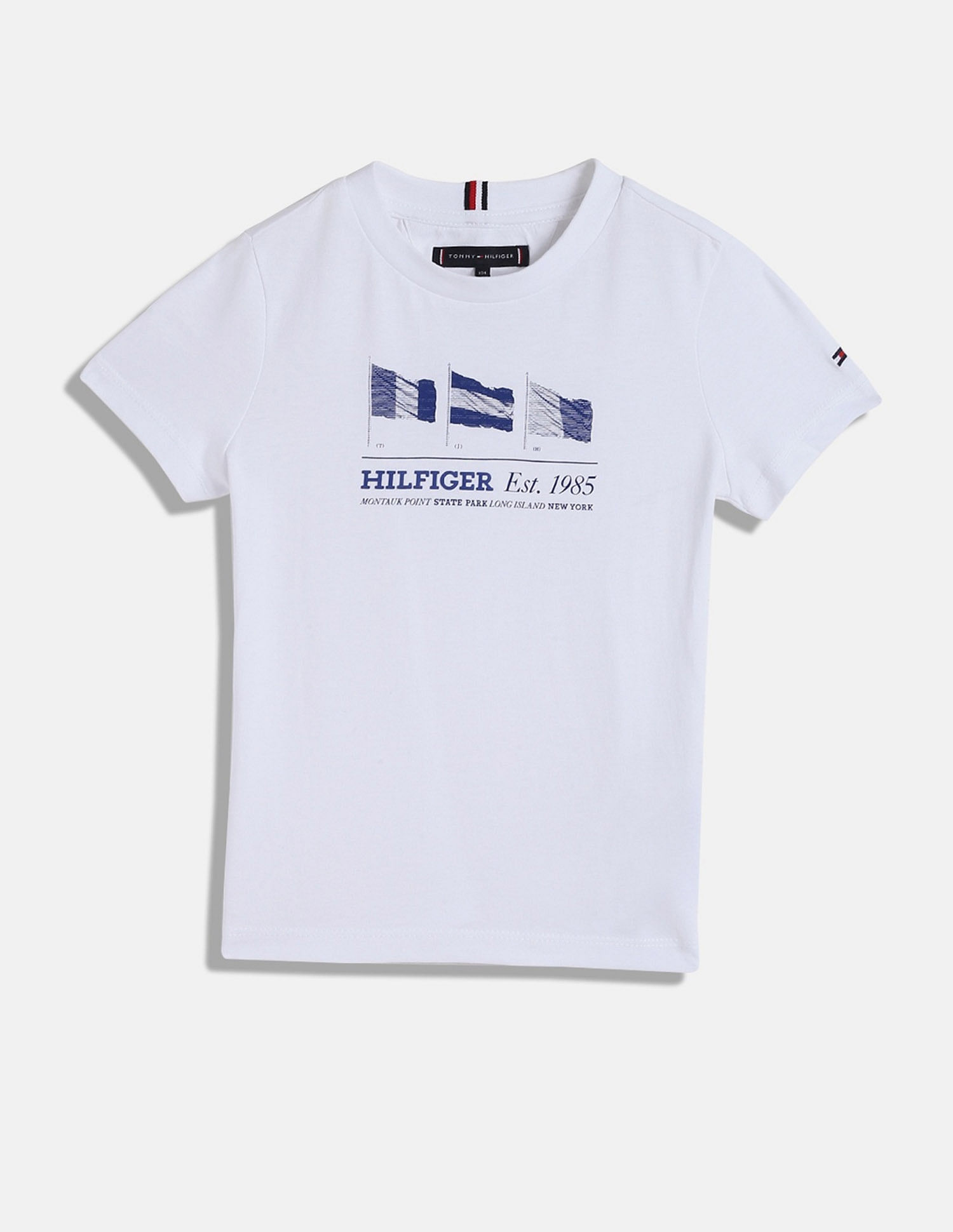 Tommy Hilfiger Kids Boys Logo Regular-Fit Cotton T-Shirt