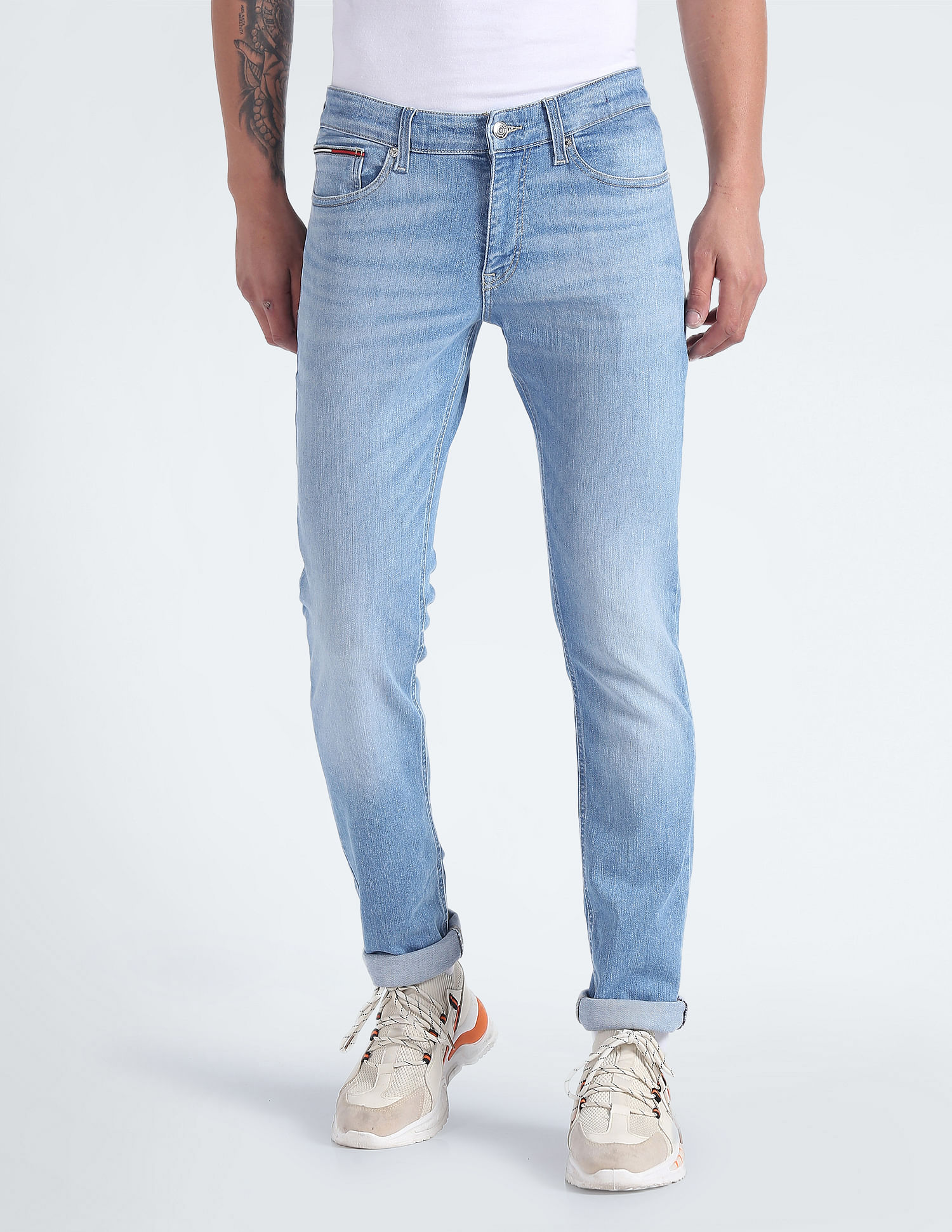 Tommy Hilfiger Scanton Slim Fit Whiskered Jeans