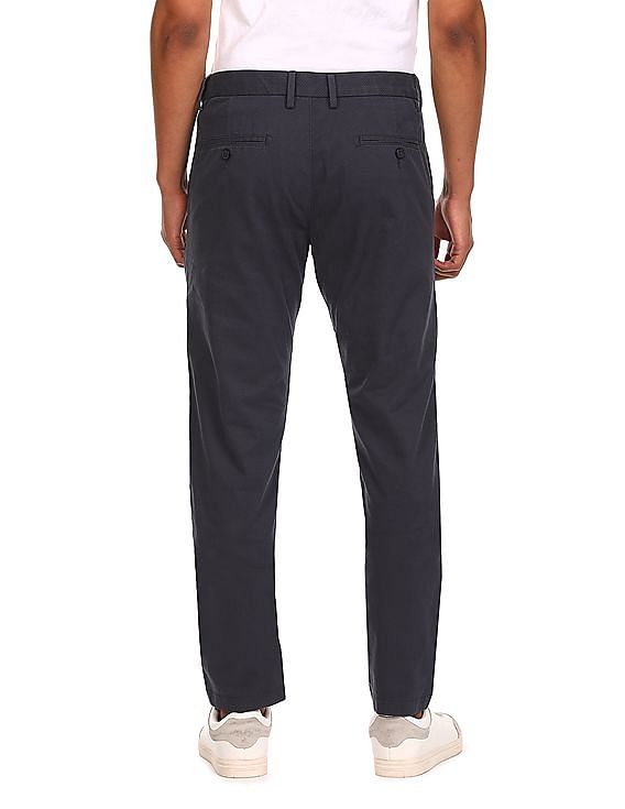 U.S. Polo Assn. Mid Rise Patterned Casual Trousers