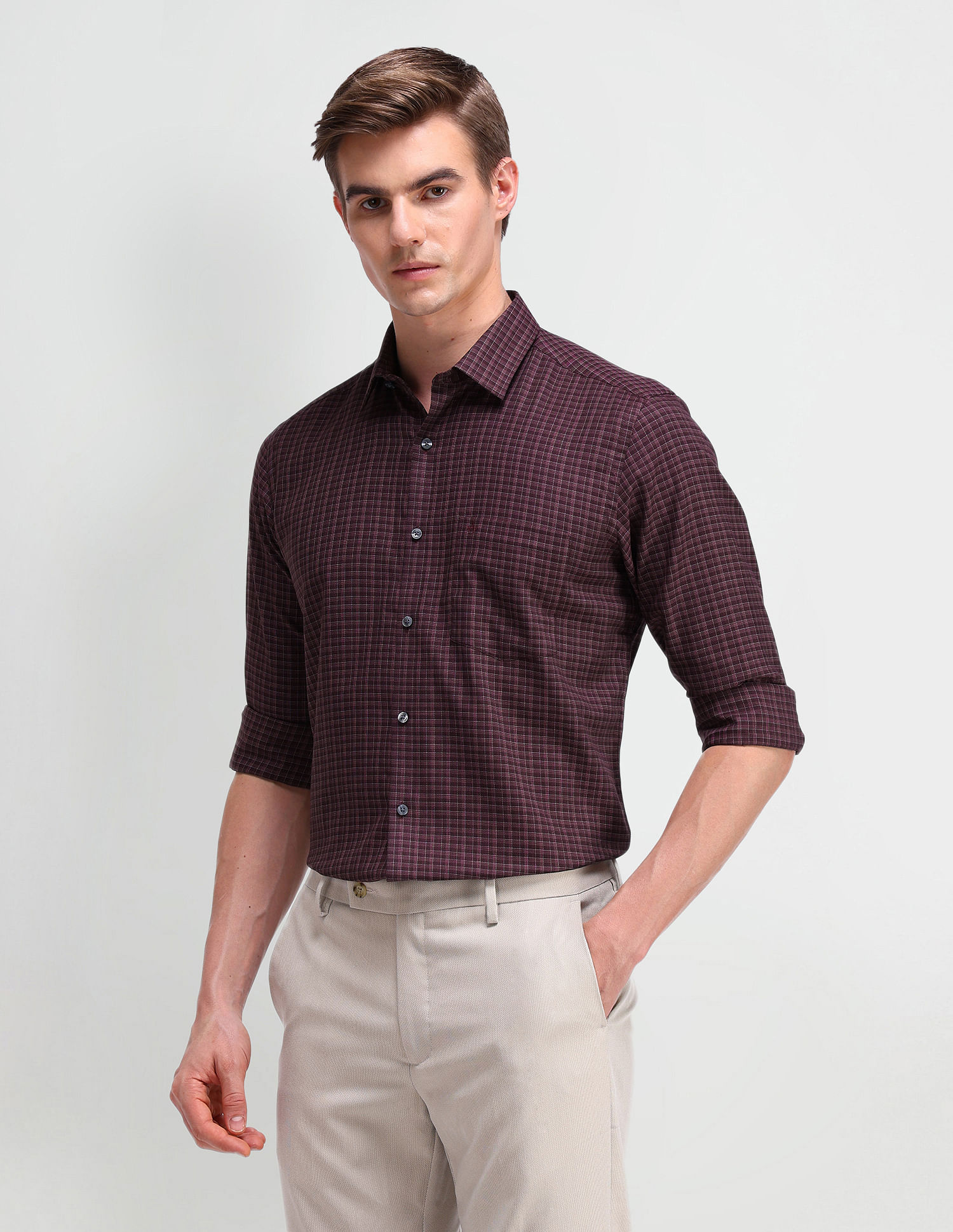 Arrow Liberty Classic Gingham Checked Shirt