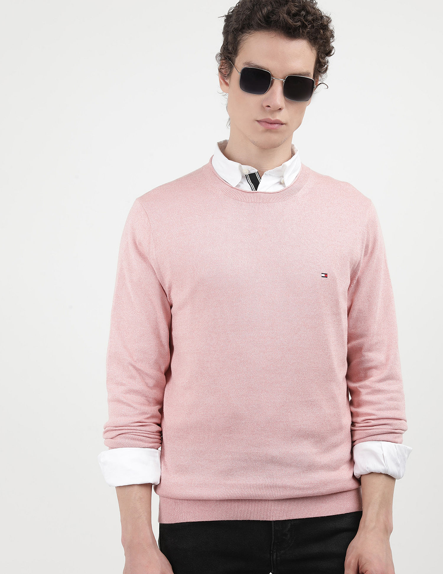Tommy Hilfiger Mouline Organic Cotton Sweater