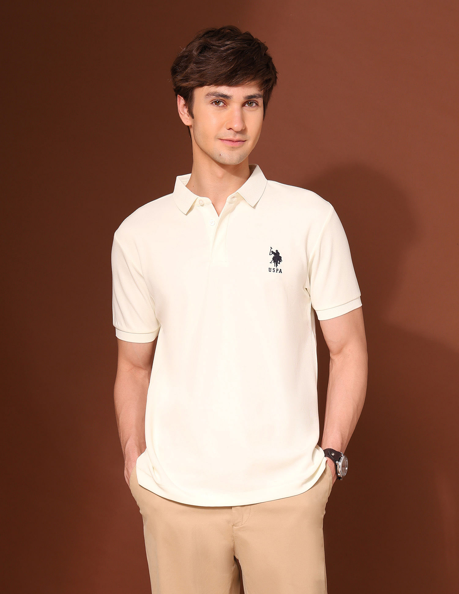 U.S. Polo Assn. Slim Fit Work And Wander Polo Shirt