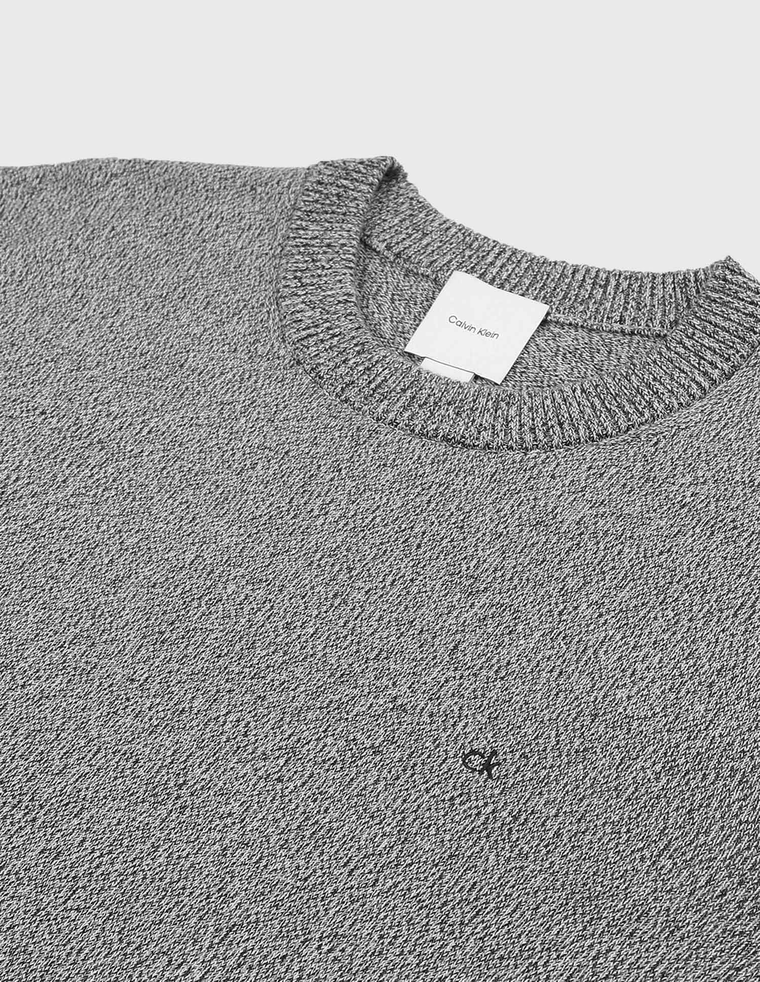 Calvin Klein Jeans Mouline Cotton Regular Fit Sweater