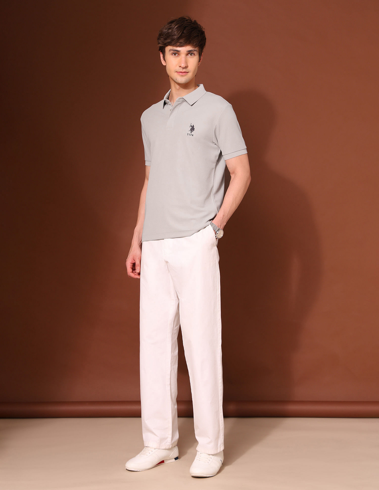 U.S. Polo Assn. Slim Fit Work And Wander Polo Shirt
