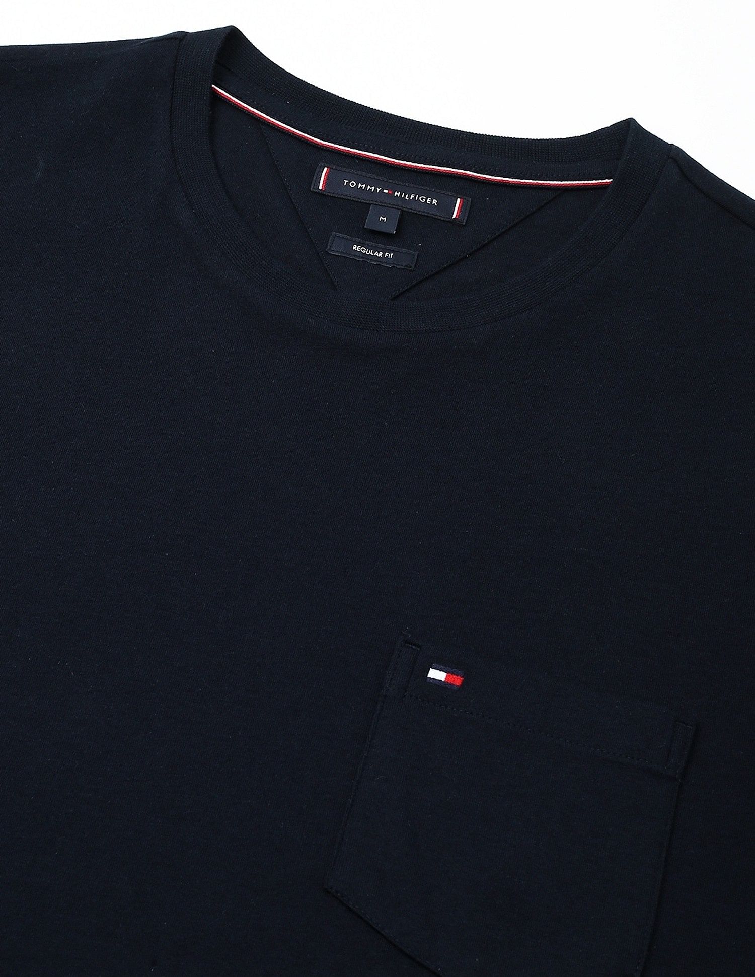 Tommy Hilfiger Solid Regular-Fit Cotton T-Shirt
