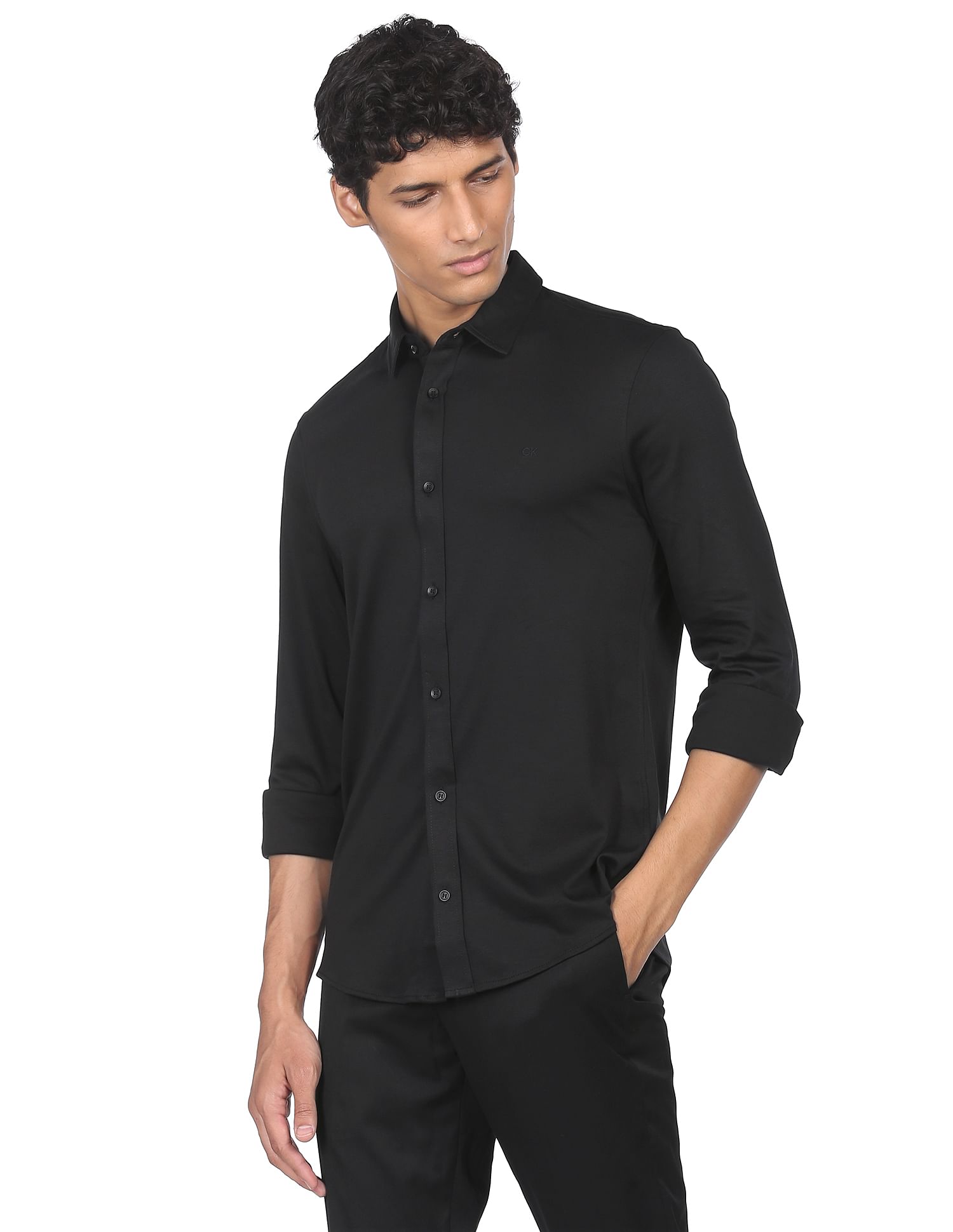 Ck black shirt hotsell