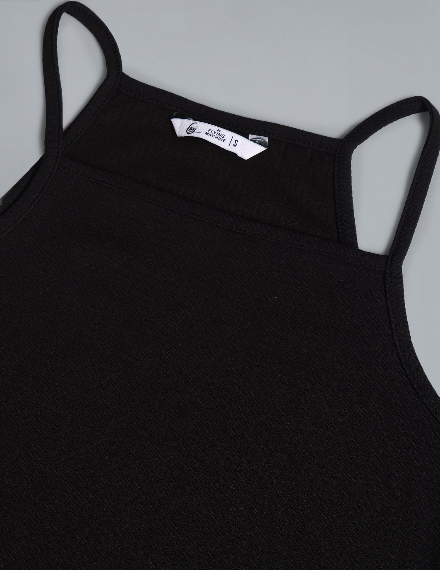Flying Machine Women Halter Neck Cutout Back Dress