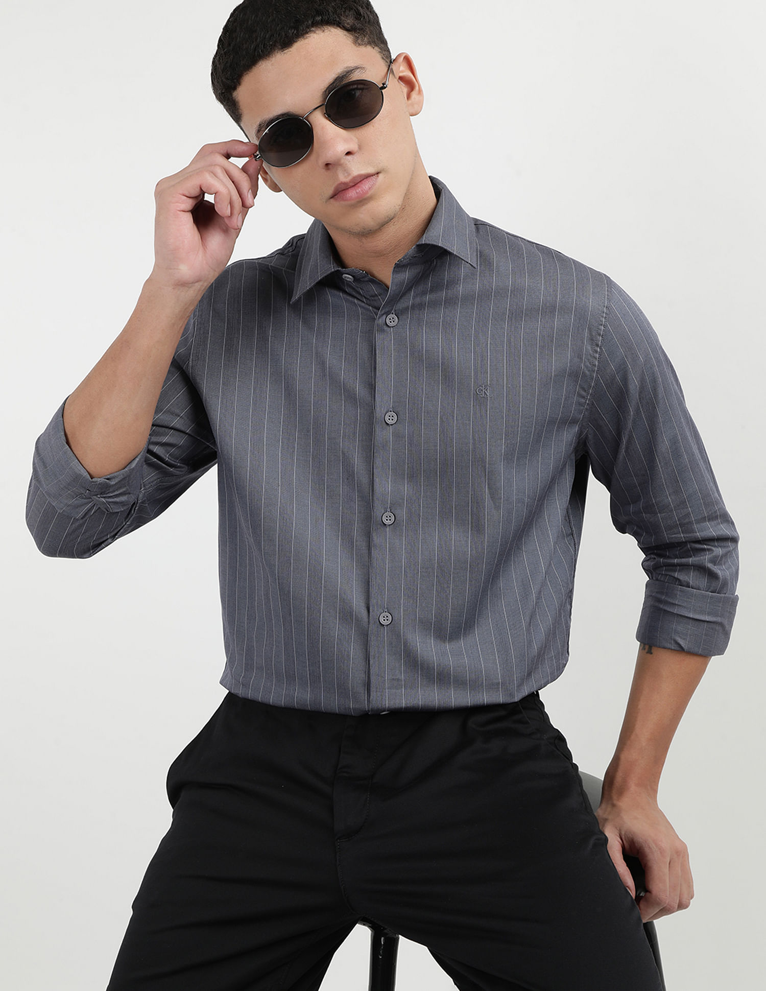 Calvin Klein Jeans Slim Fit Dobby Shirt