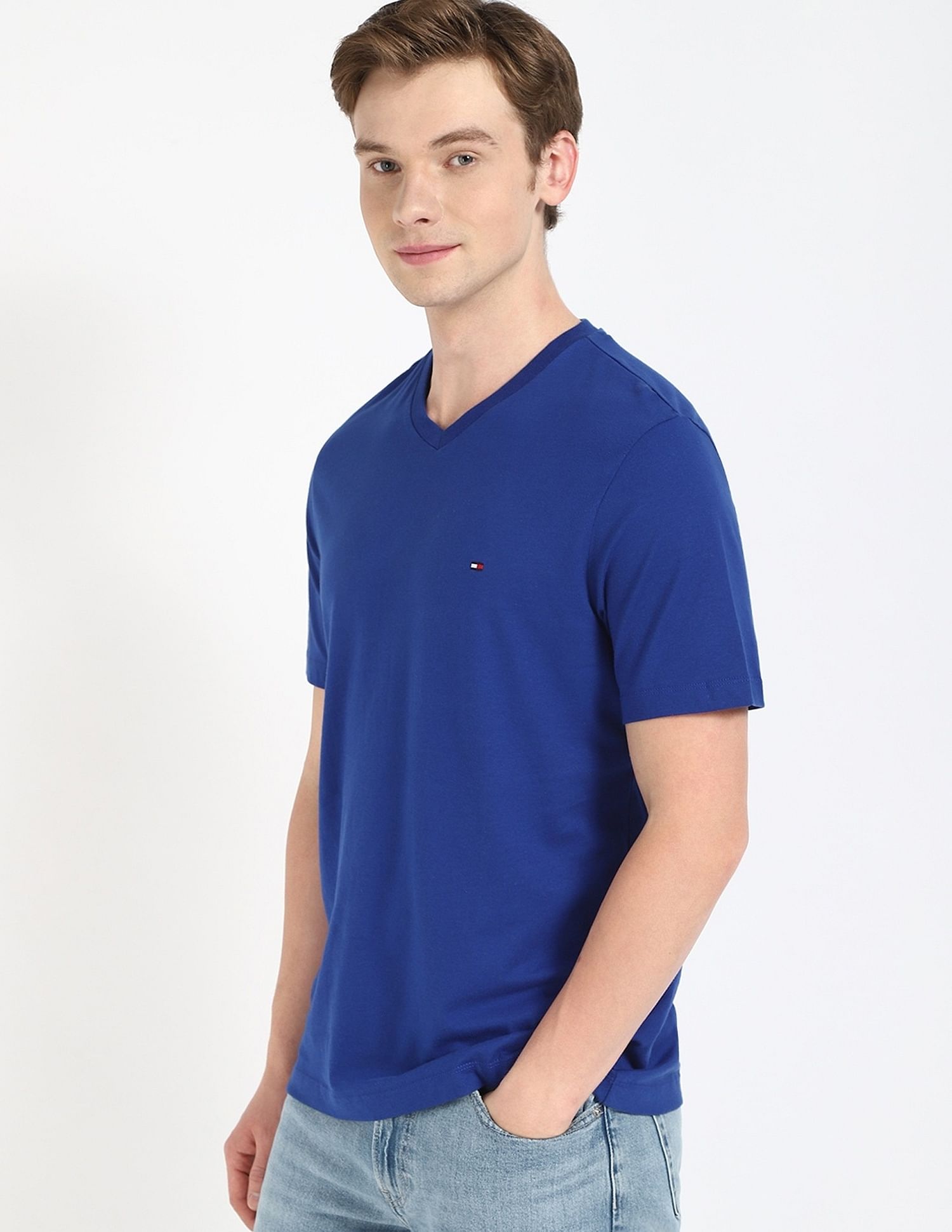 Tommy Hilfiger Solid Regular Fit T-shirt