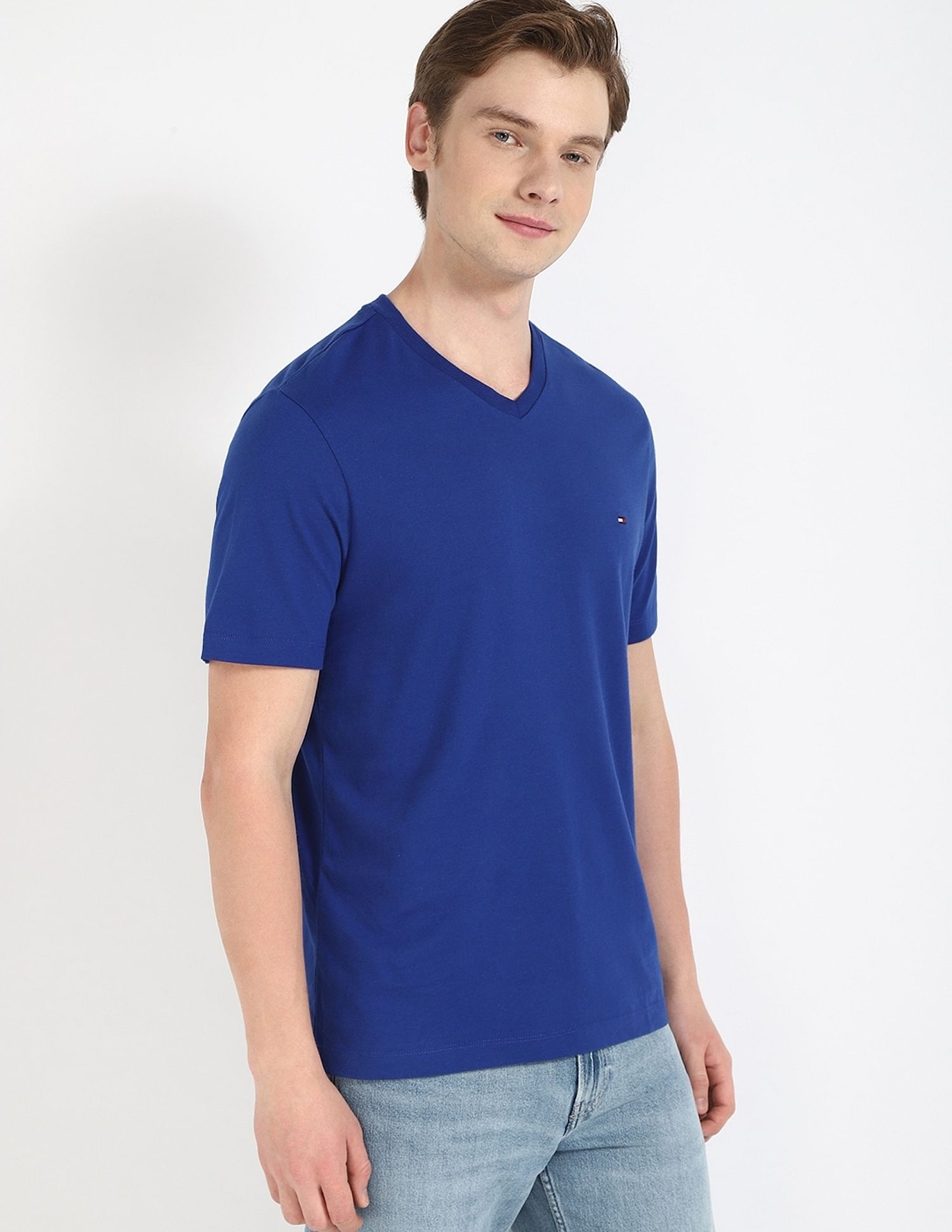 Tommy Hilfiger Solid Regular Fit T-shirt