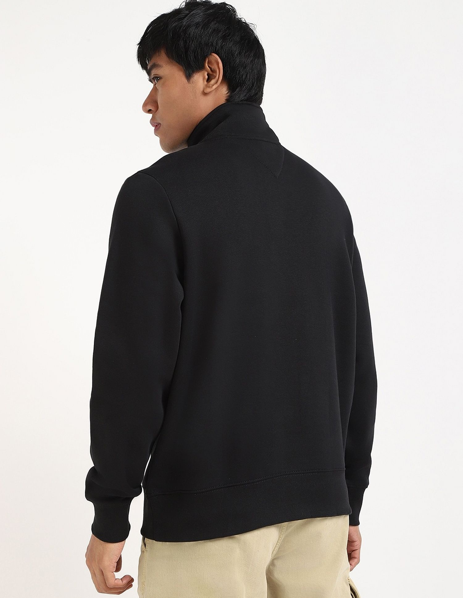 Tommy Hilfiger Embroidered Logo Regular-Fit Cotton Sweatshirt
