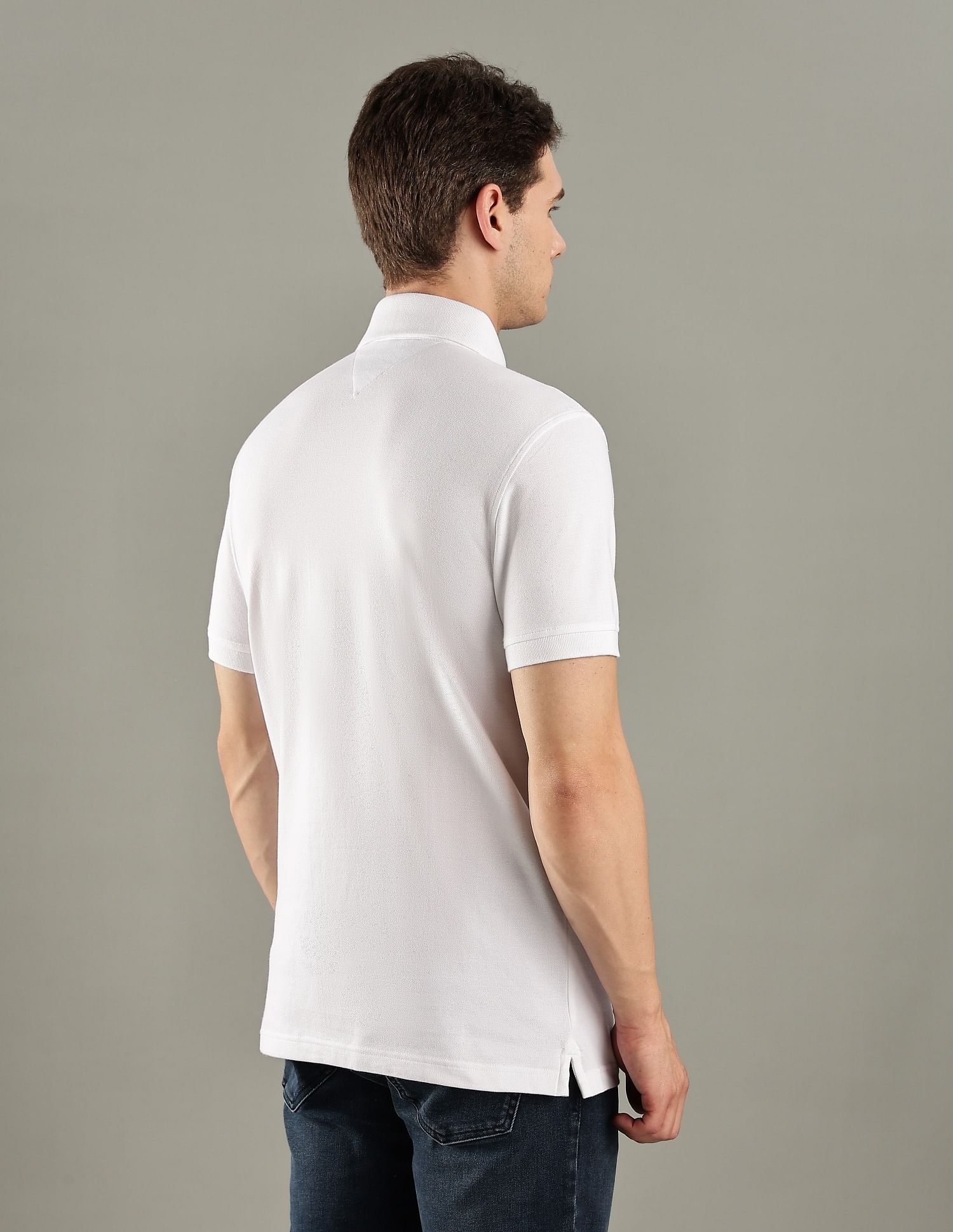 Tommy Hilfiger Striped Regular-Fit Cotton Polo T-Shirt