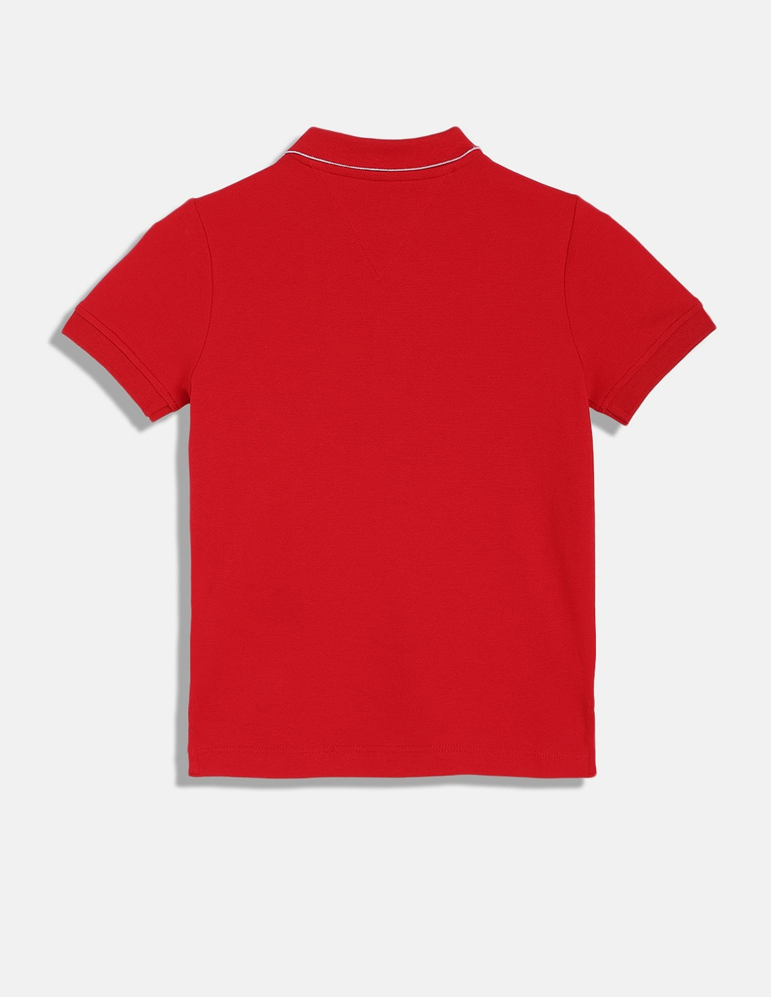 Tommy Hilfiger Kids Boys Solid Regular-Fit Cotton Polo T-Shirt
