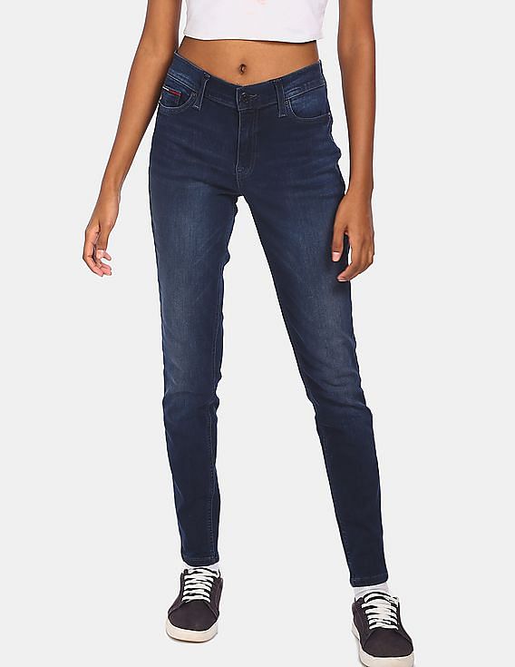 Tommy Jeans NORA SKINNY - Jeans Skinny Fit - denim medium/dark